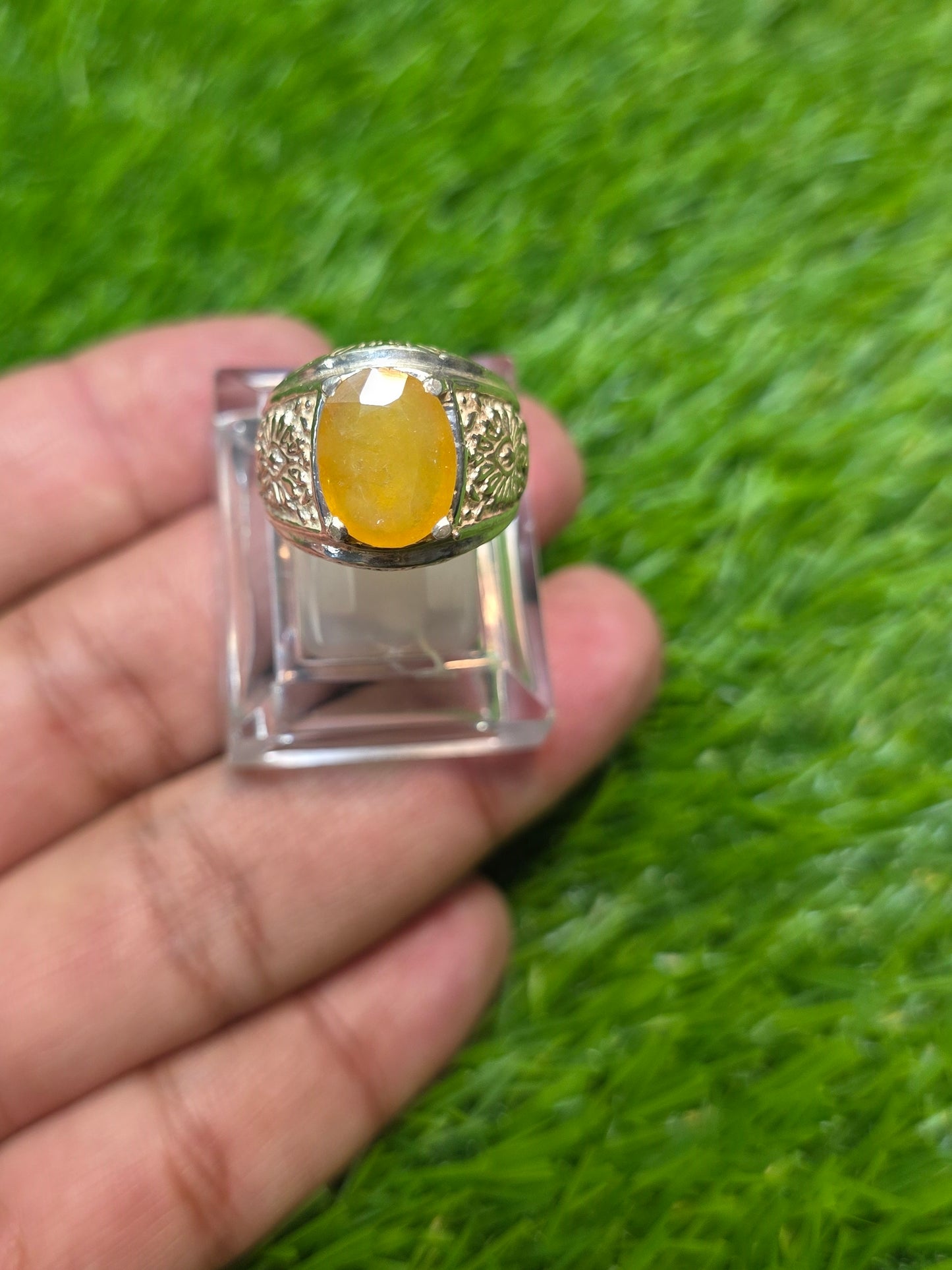 Premium Quality Pukhraj Ring