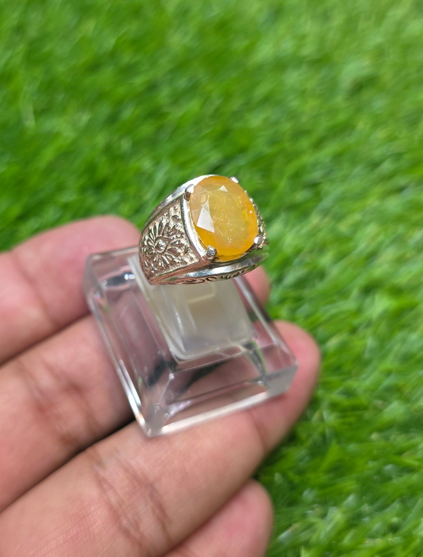 Premium Quality Pukhraj Ring