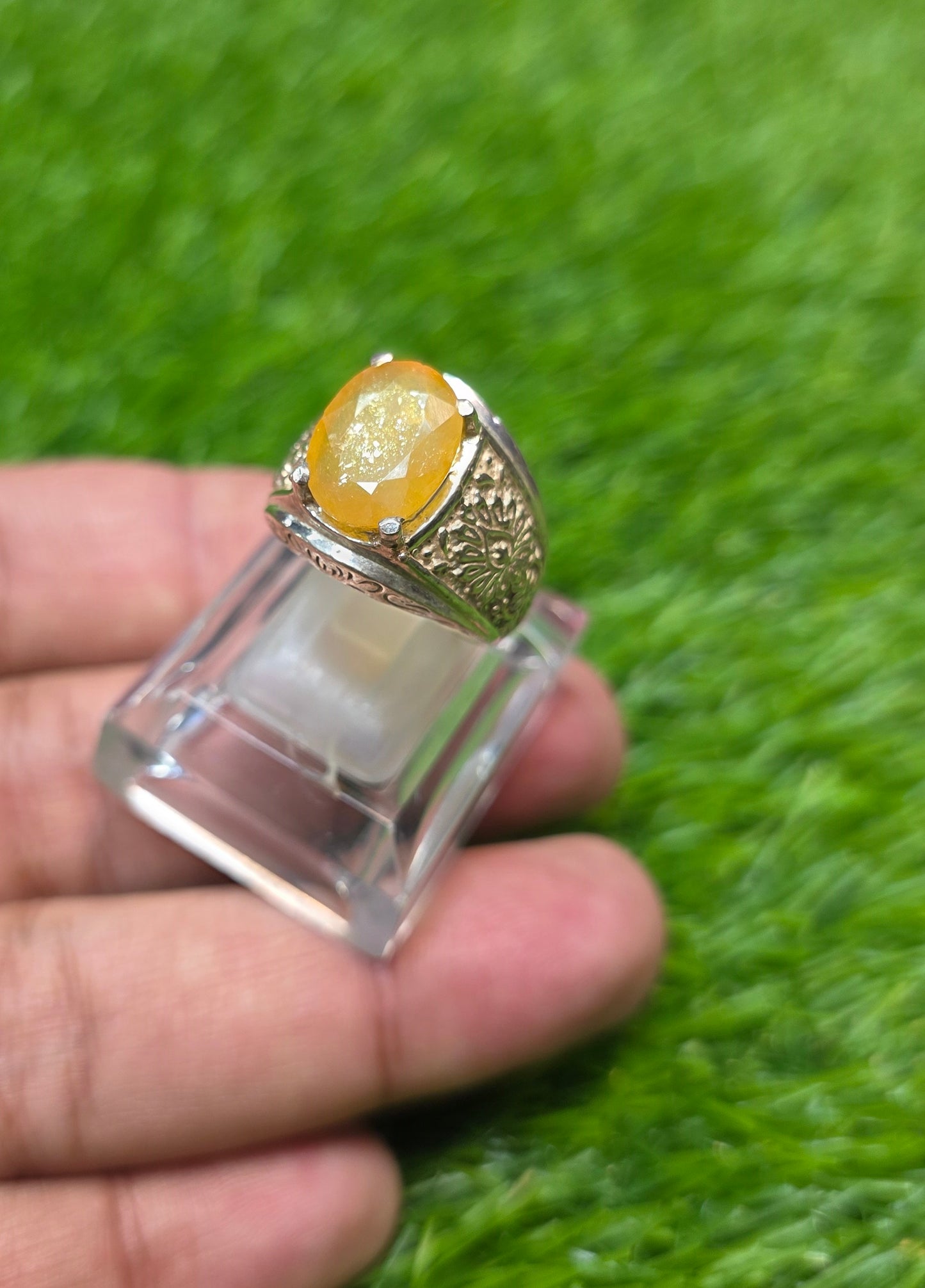 Premium Quality Pukhraj Ring