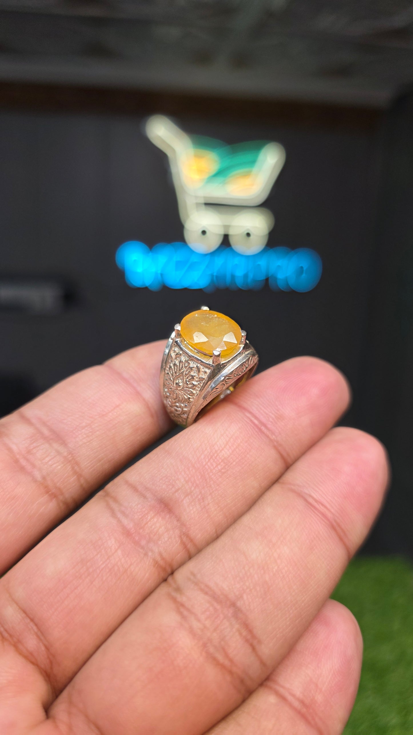 Premium Quality Pukhraj Ring