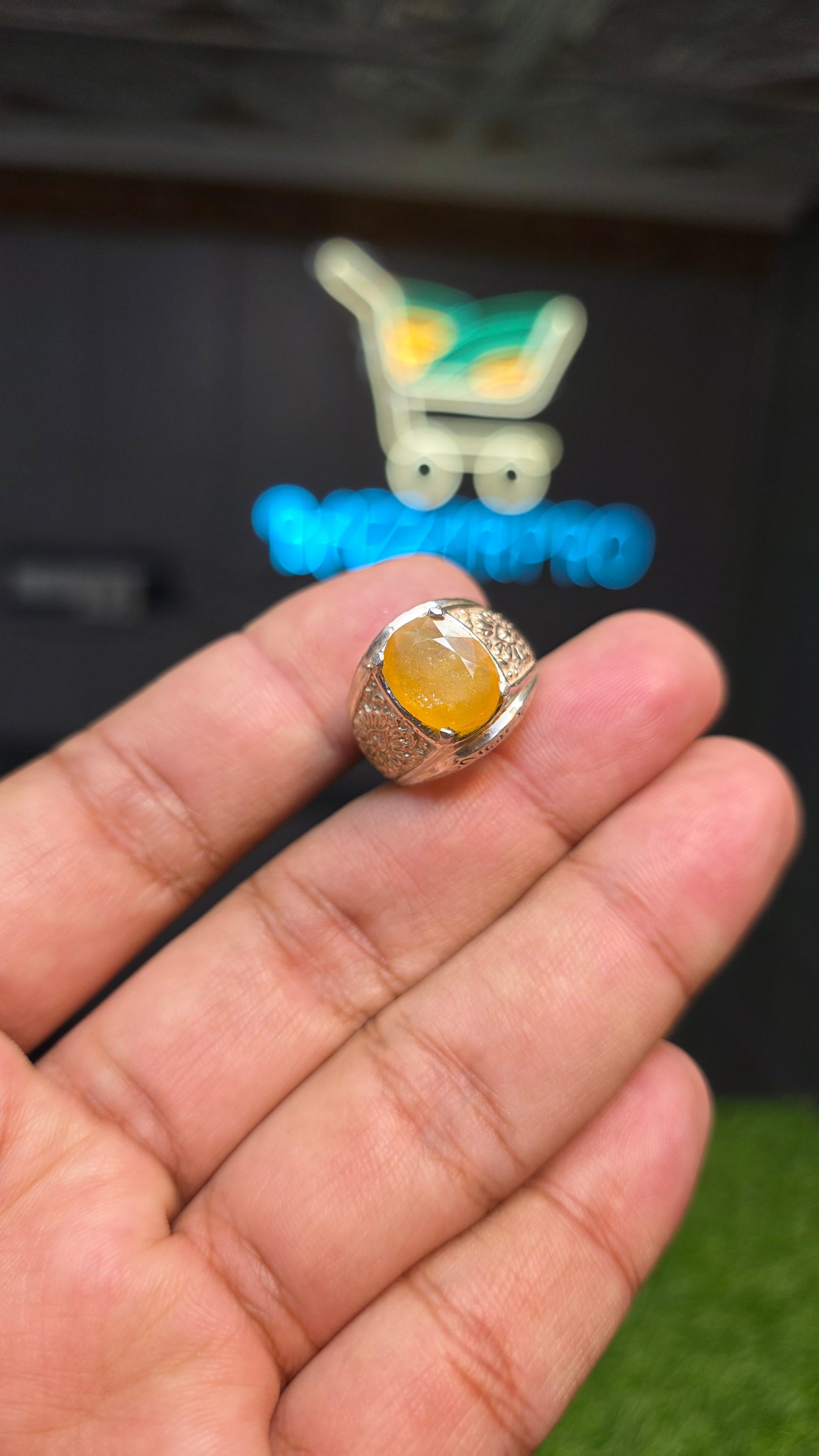 Premium Quality Pukhraj Ring