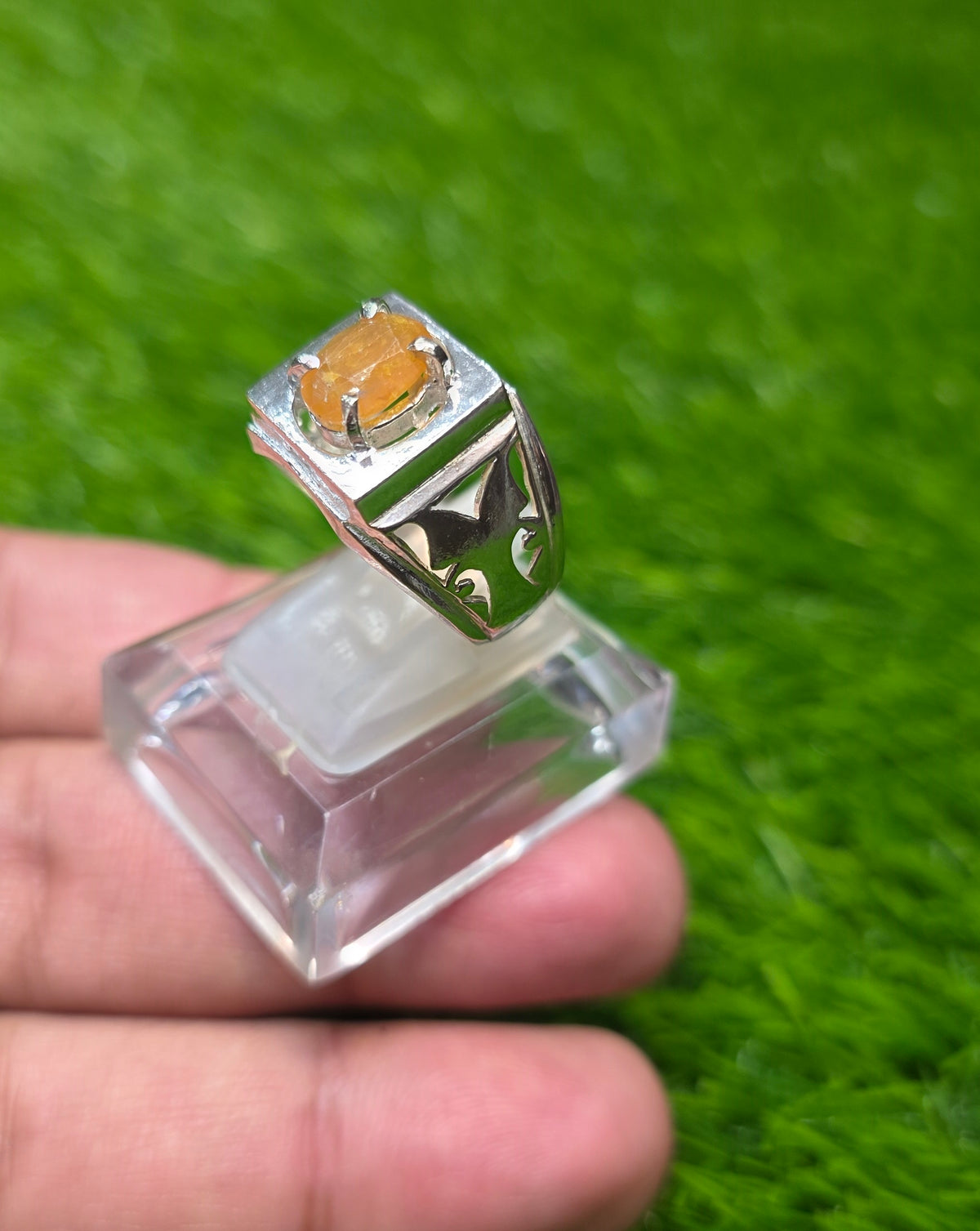 Premium Quality Pukhraj Ring