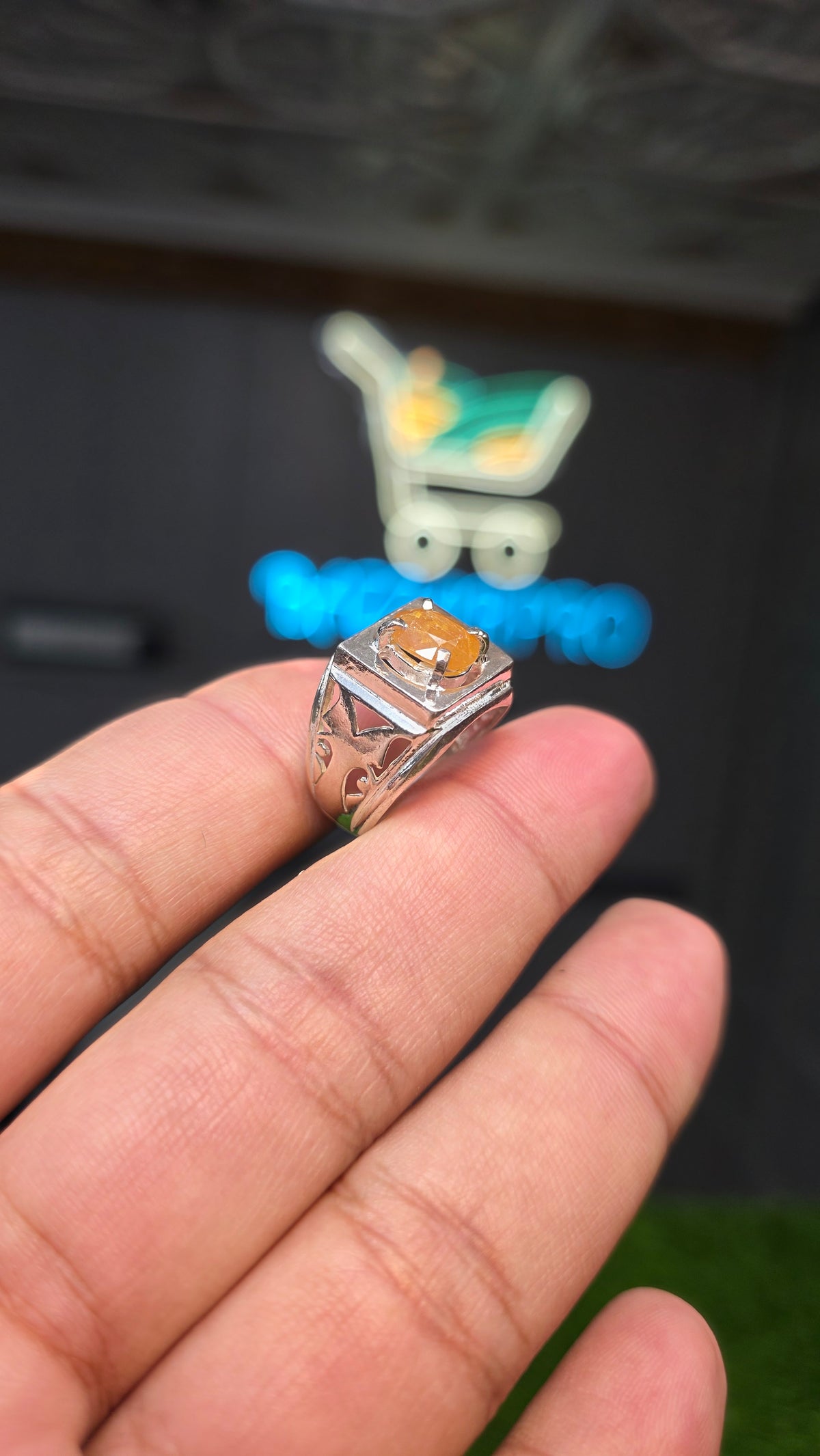 Premium Quality Pukhraj Ring