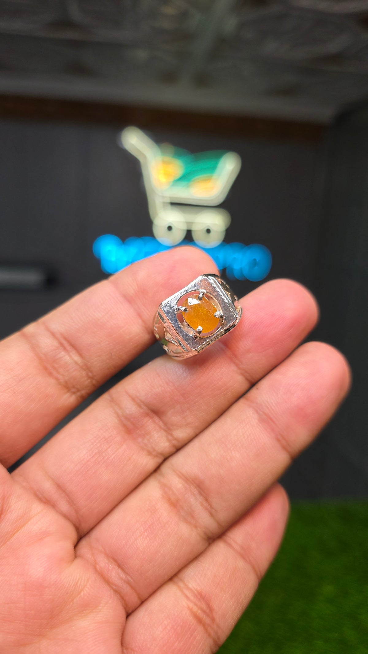 Premium Quality Pukhraj Ring