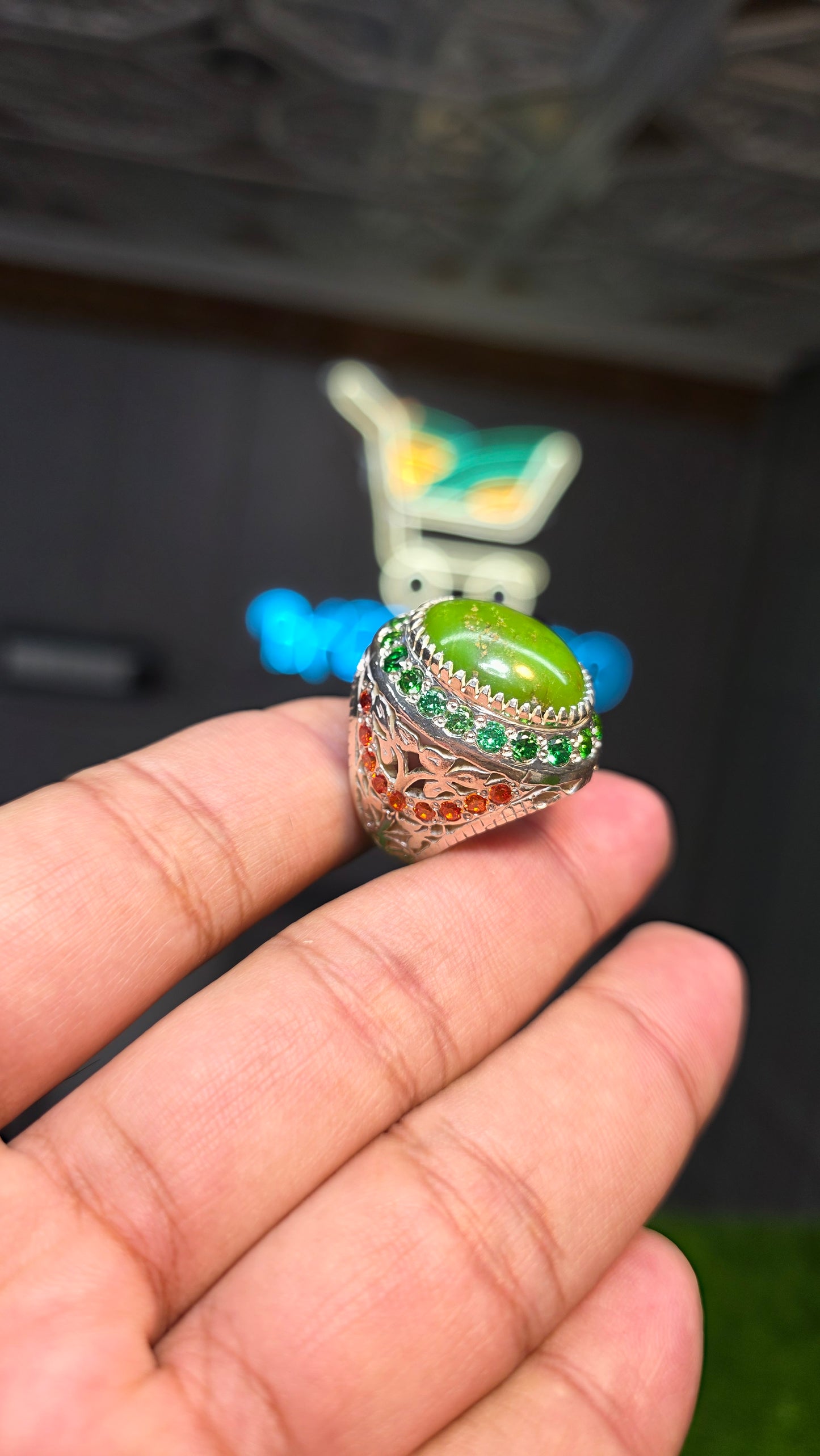 Premium Quality Old Mine Hussani Feroza Ring