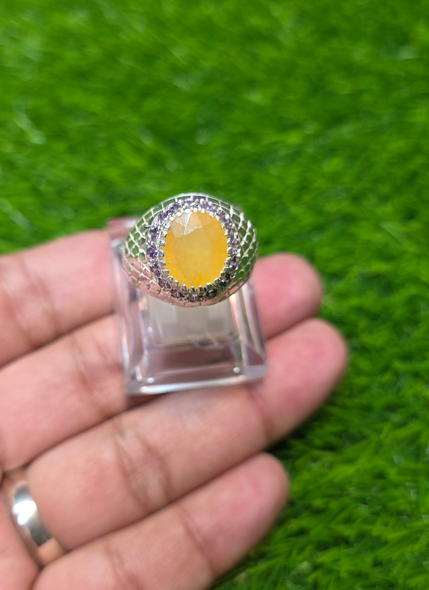 Premium Quality Pukhraj Ring