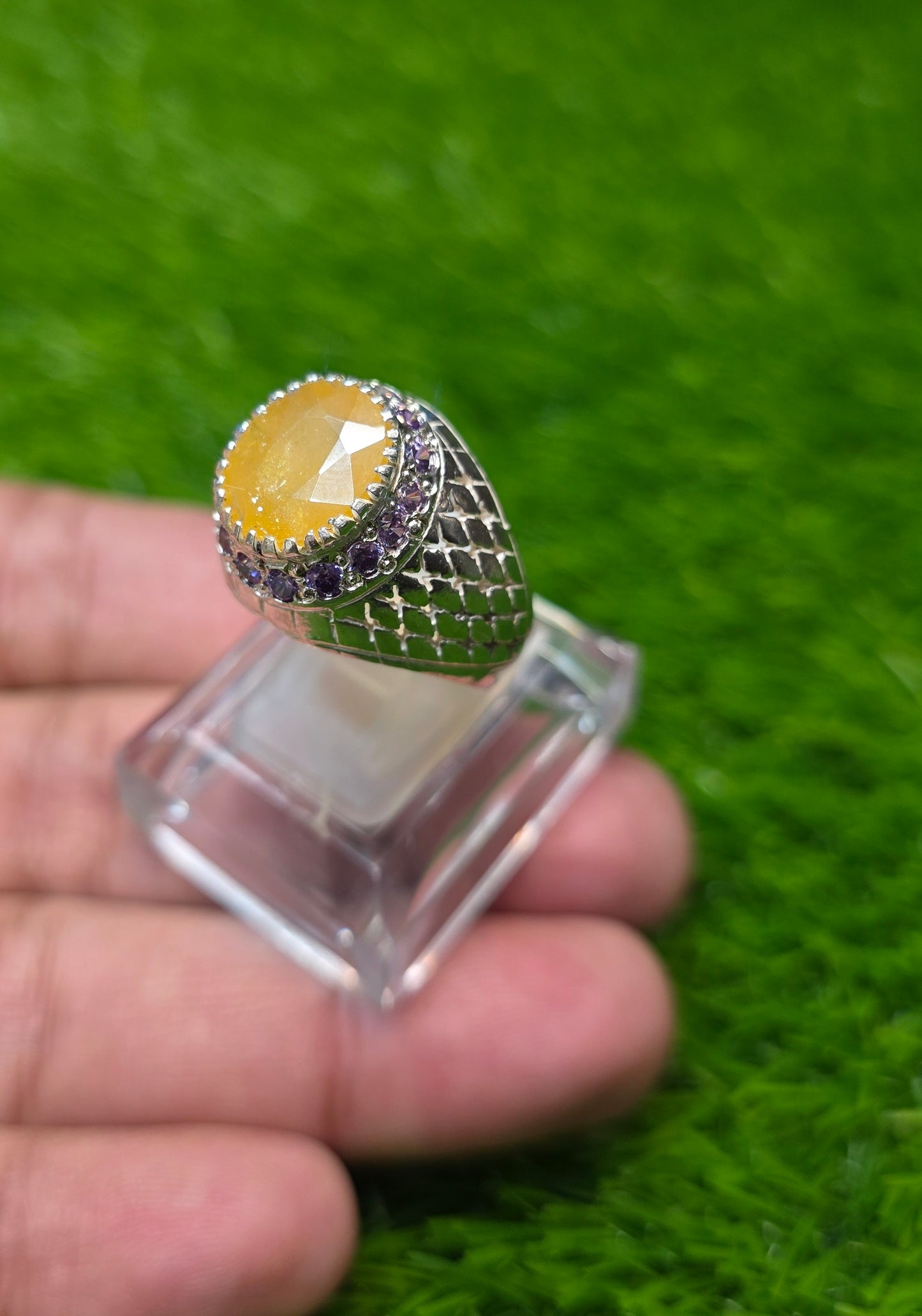 Premium Quality Pukhraj Ring