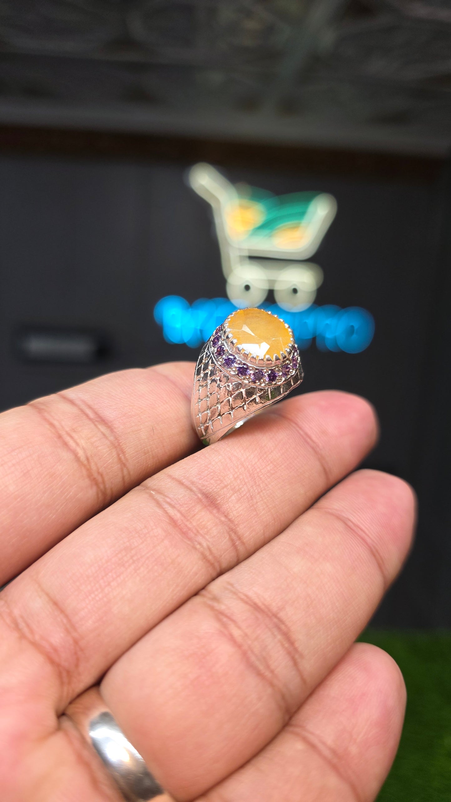 Premium Quality Pukhraj Ring