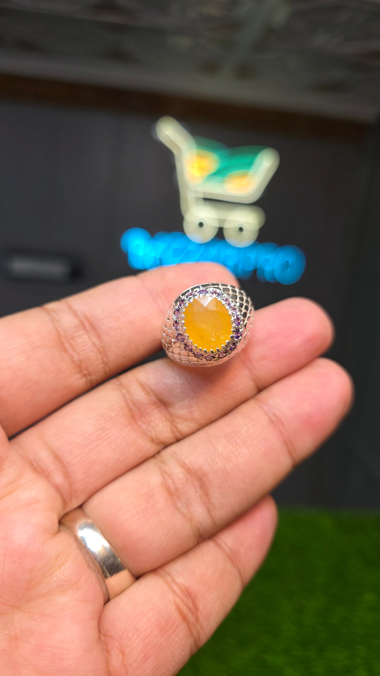 Premium Quality Pukhraj Ring