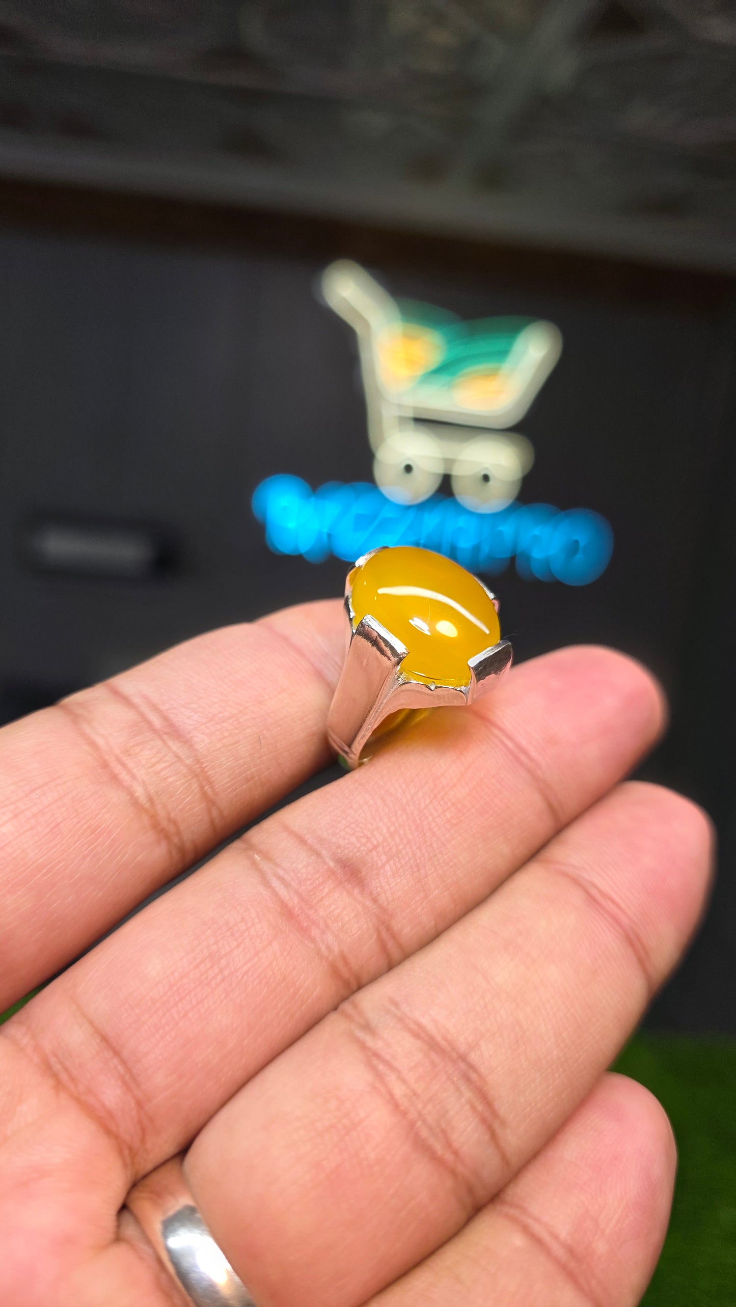 Premium Quality Zarad Aqeeq Ring