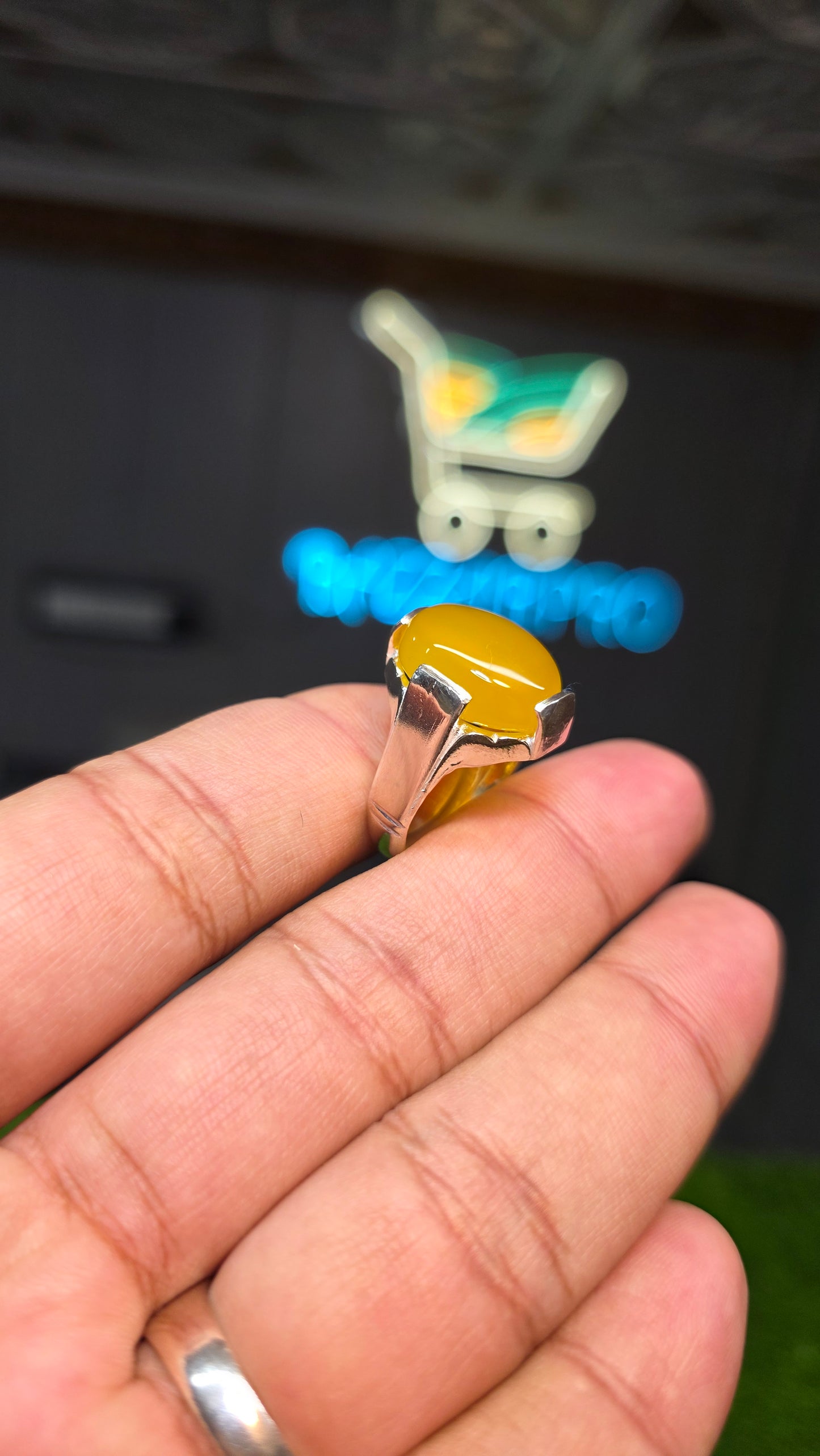 Premium Quality Zarad Aqeeq Ring