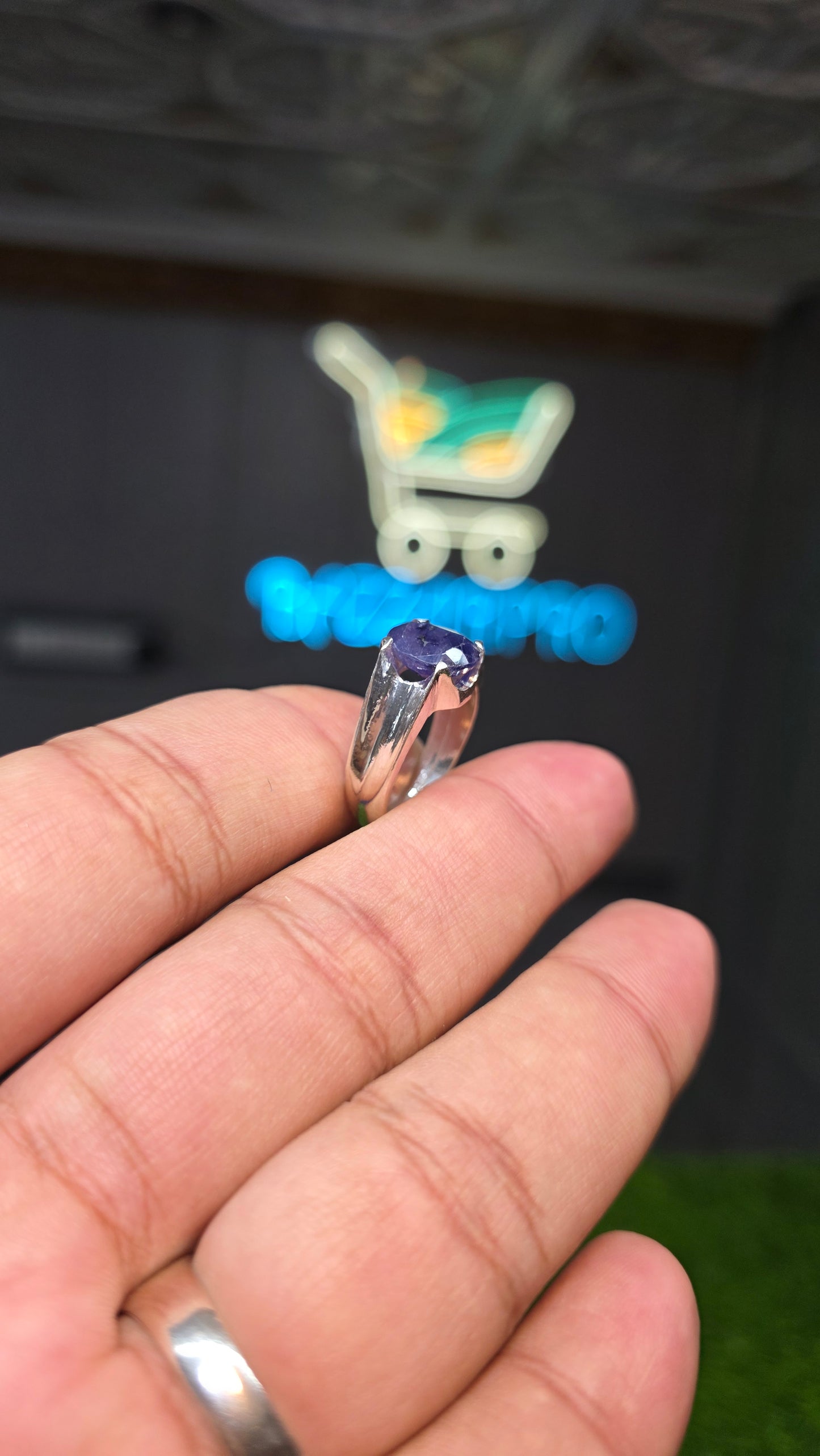 Premium Quality Neelam Ring