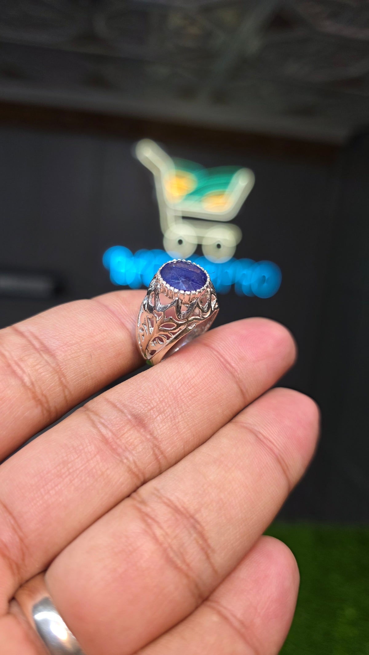 Premium Quality Neelam Ring