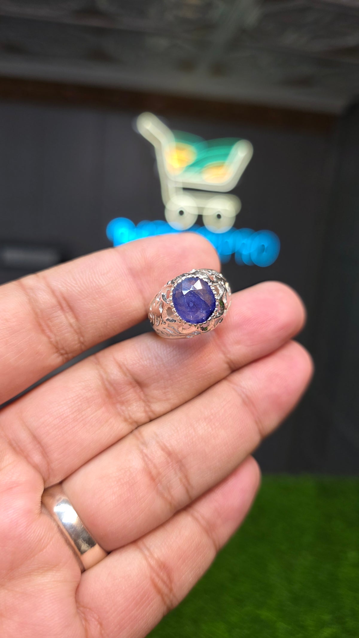 Premium Quality Neelam Ring