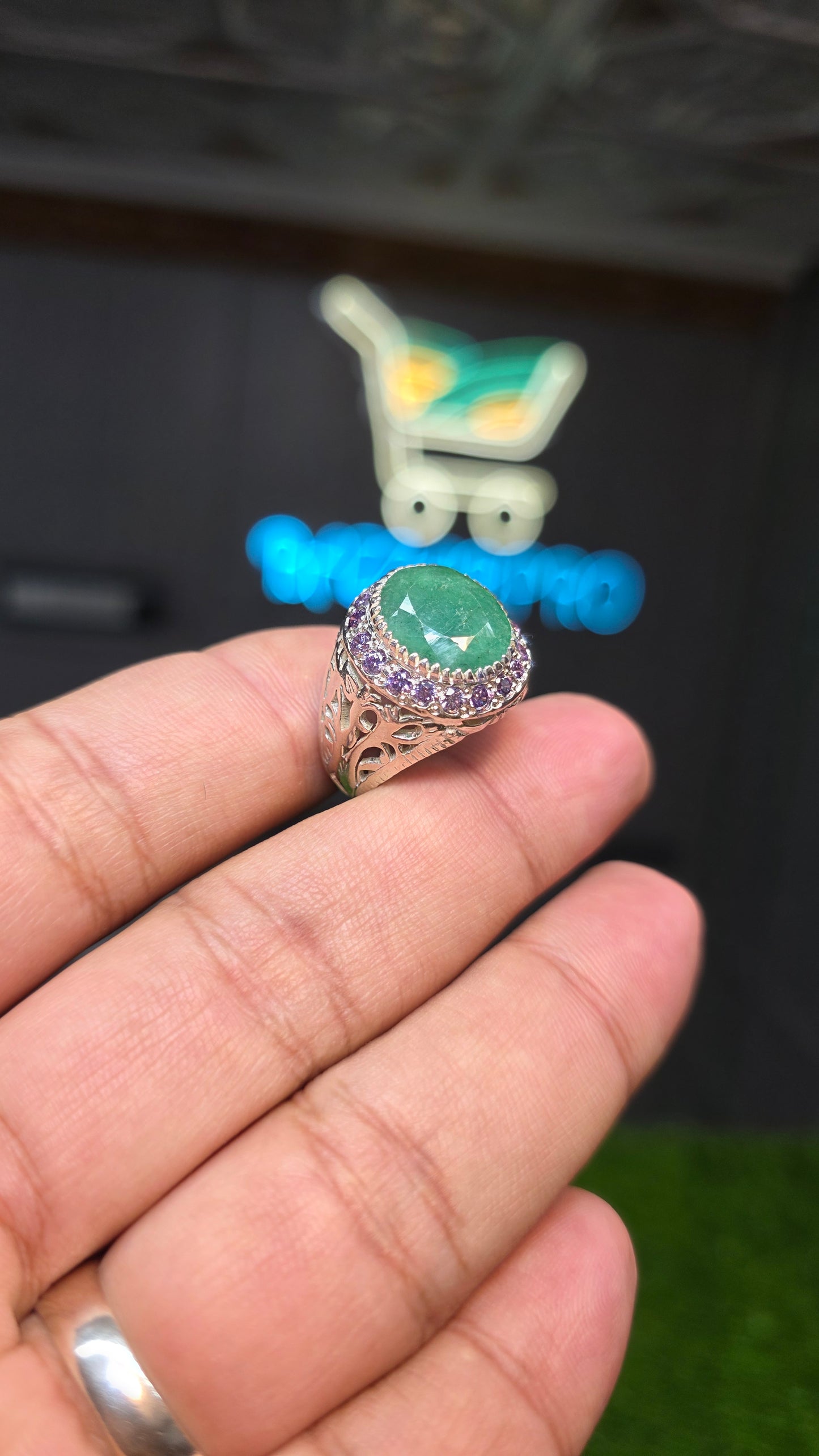 Premium Quality Zamurd Ring