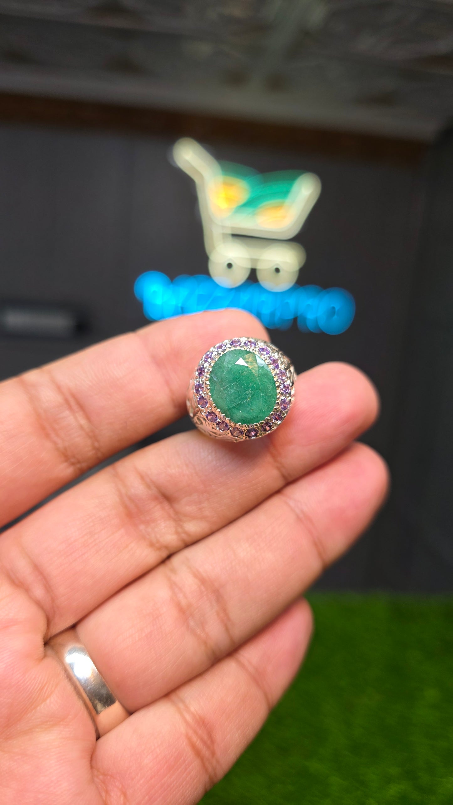 Premium Quality Zamurd Ring