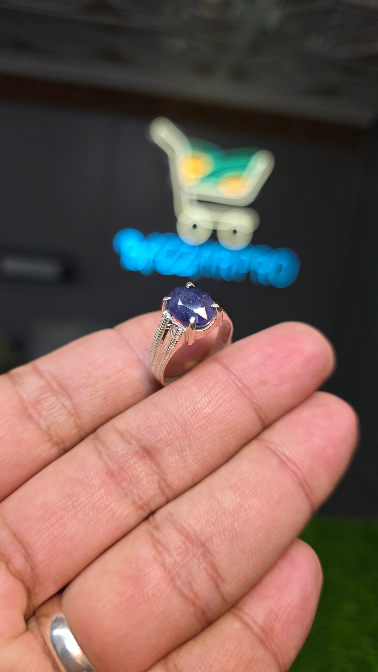 Premium Quality Neelam Ring
