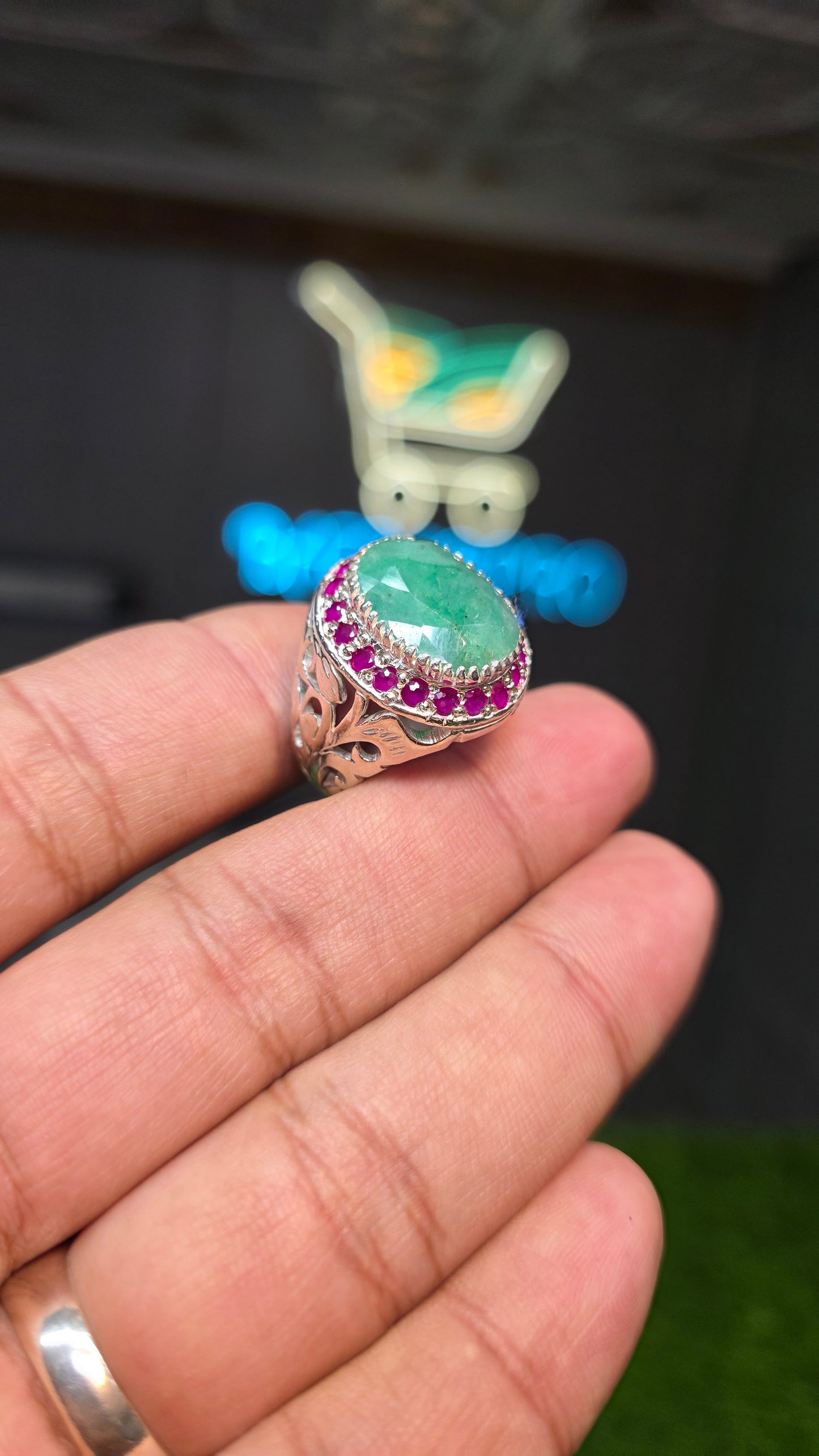 Premium Quality Zamurd Ring