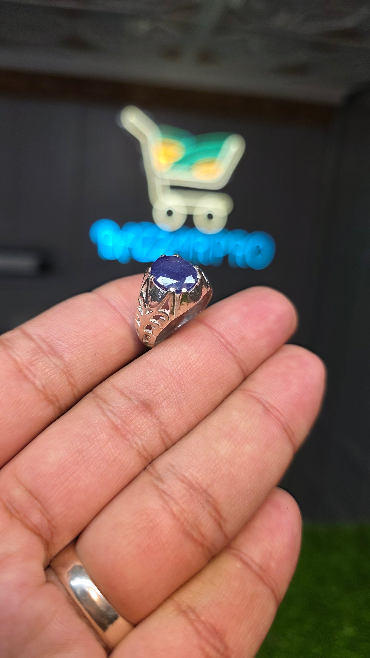 Premium Quality Neelam Ring