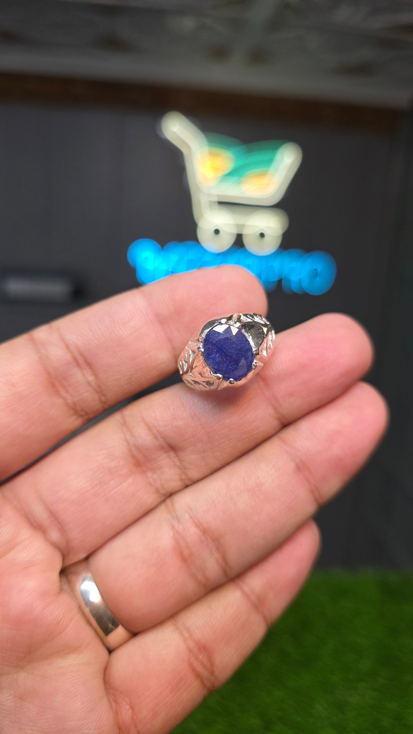 Premium Quality Neelam Ring