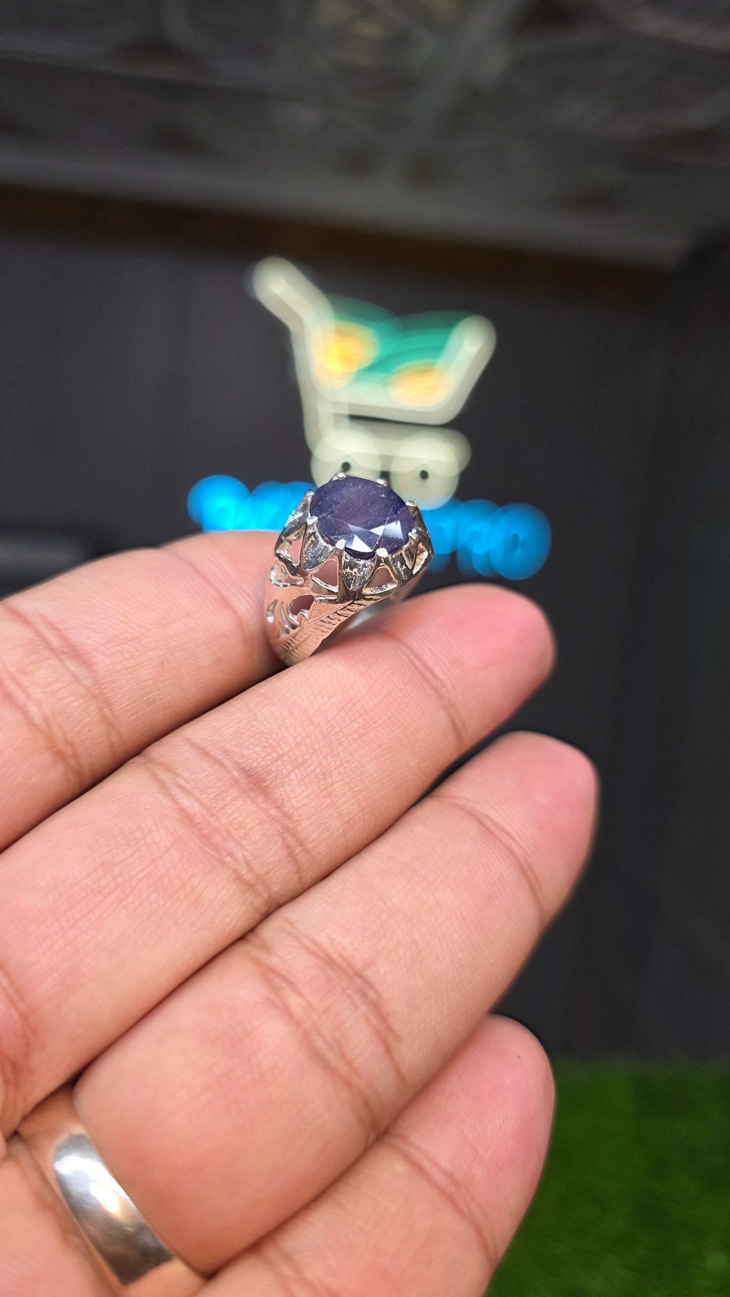 Premium Quality Neelam Ring