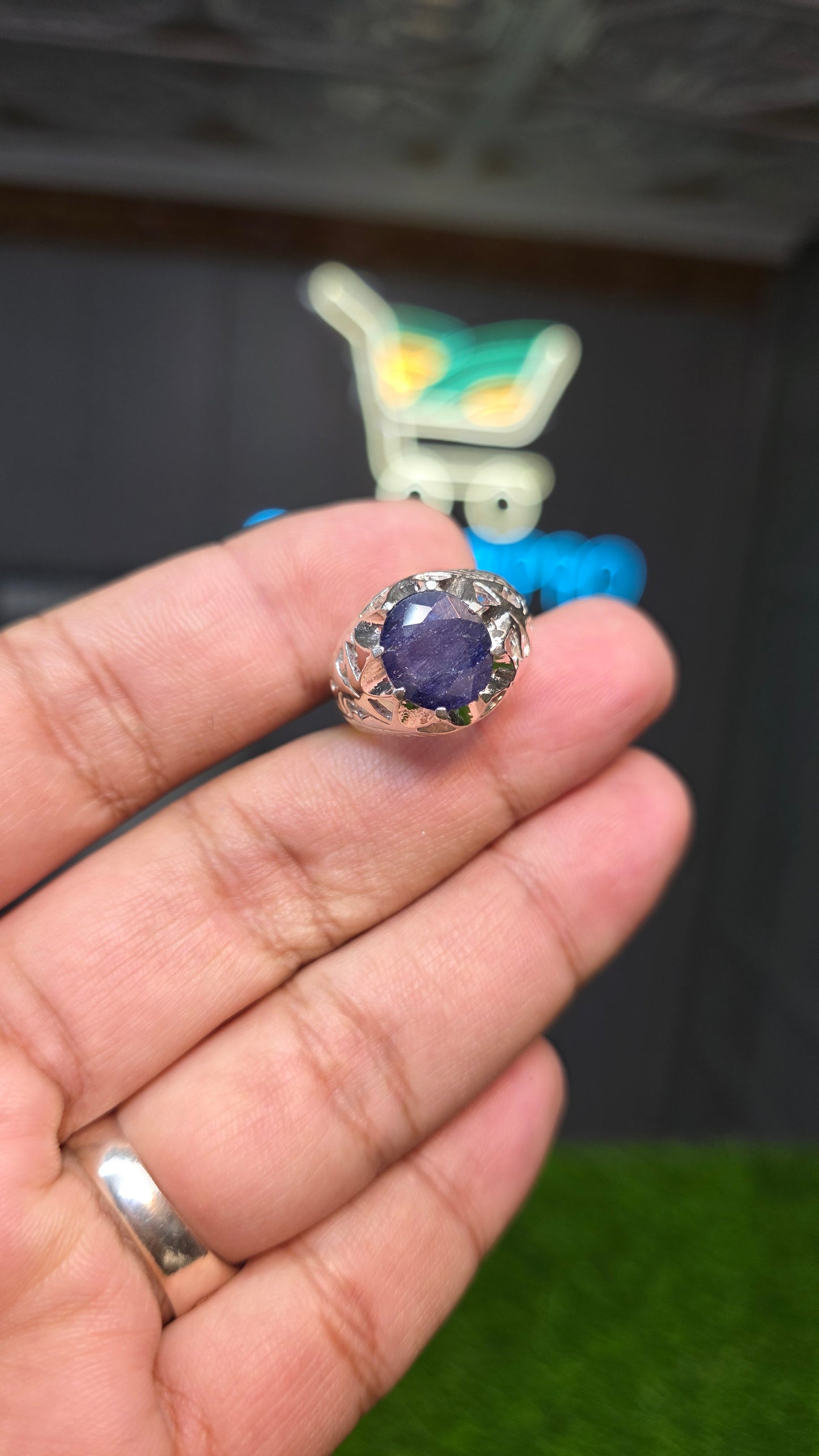 Premium Quality Neelam Ring