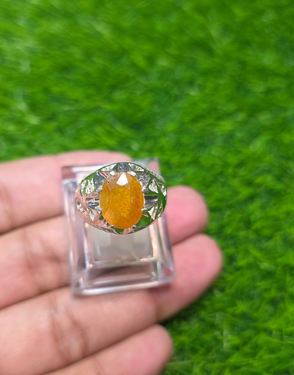 Premium Quality Pukhraj Ring