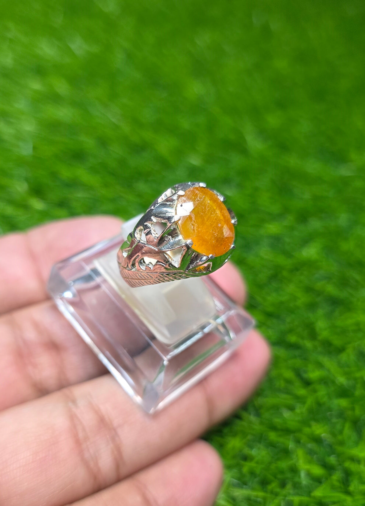 Premium Quality Pukhraj Ring