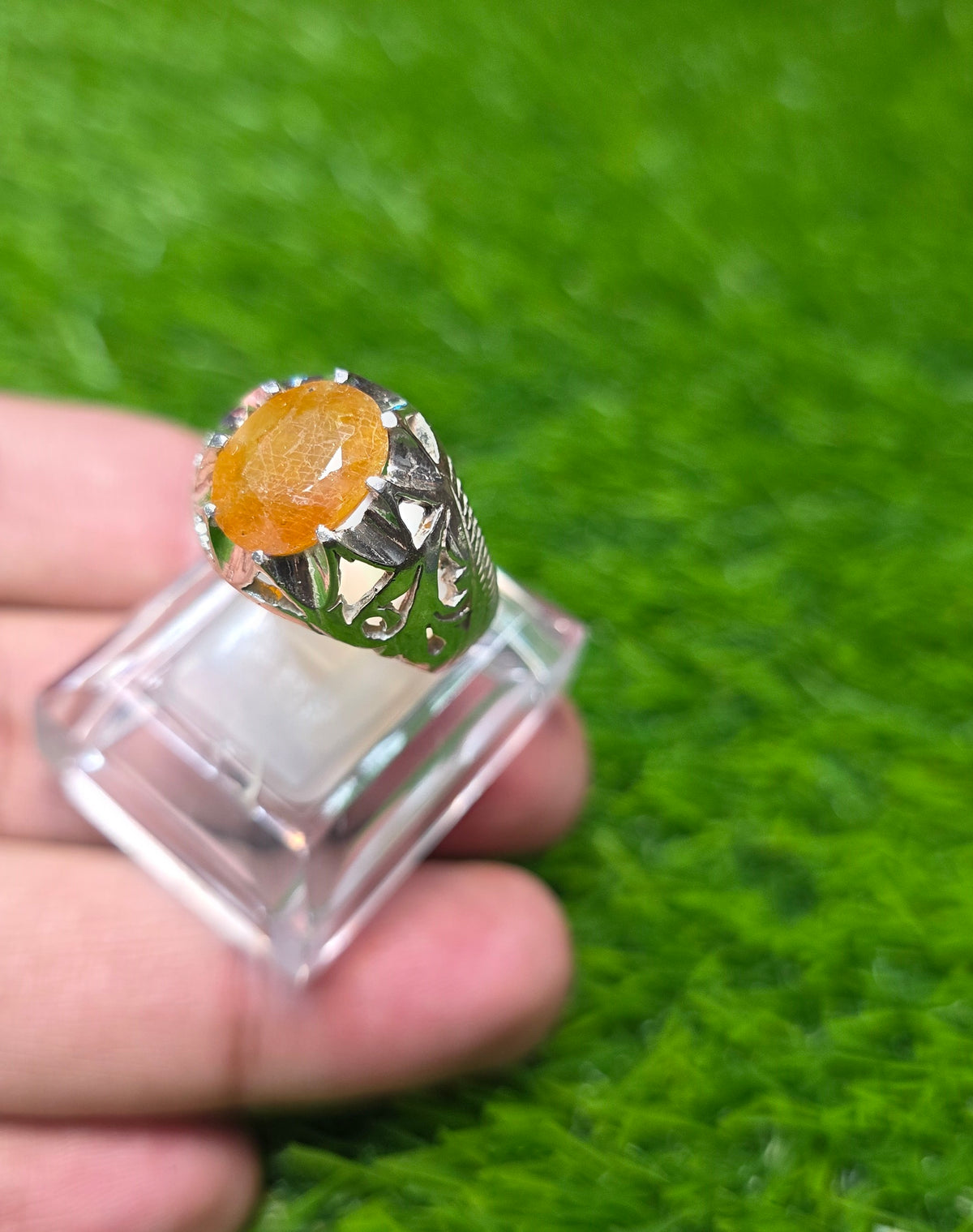 Premium Quality Pukhraj Ring