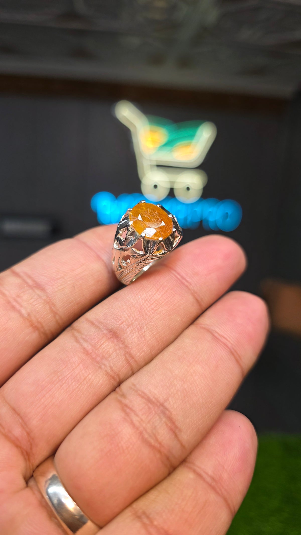 Premium Quality Pukhraj Ring