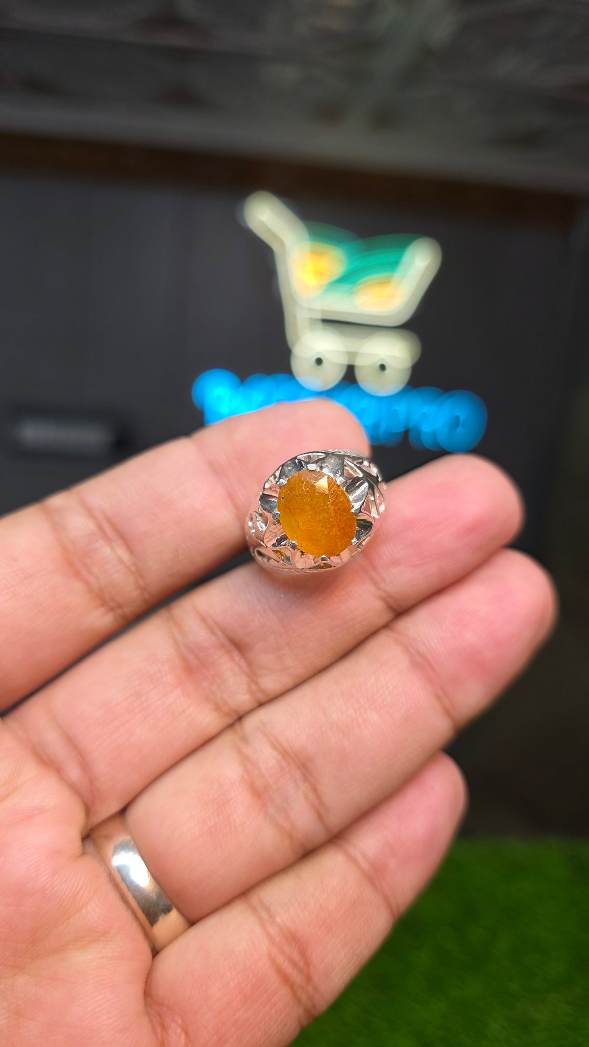 Premium Quality Pukhraj Ring