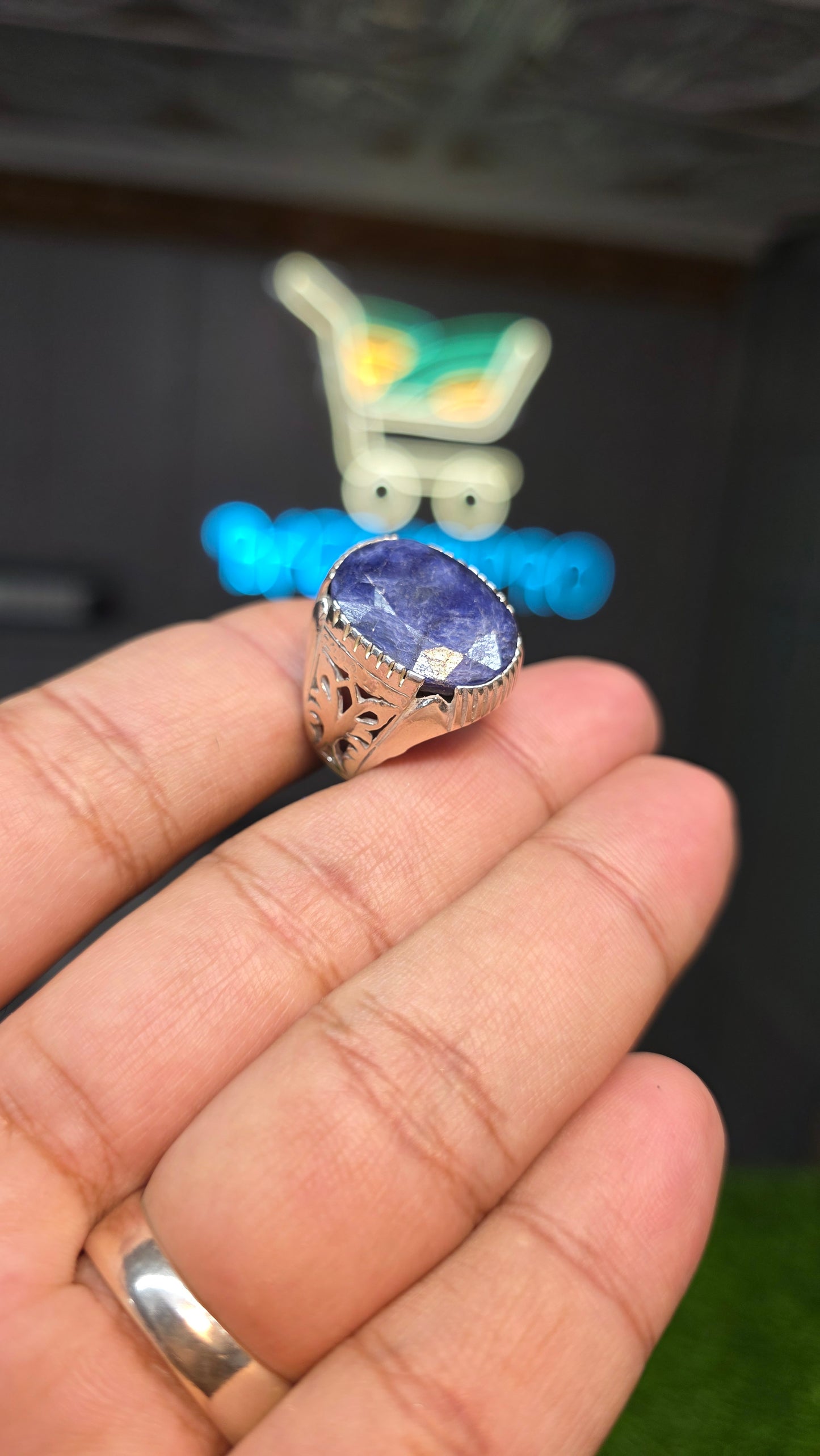 Premium Quality Neelam Ring
