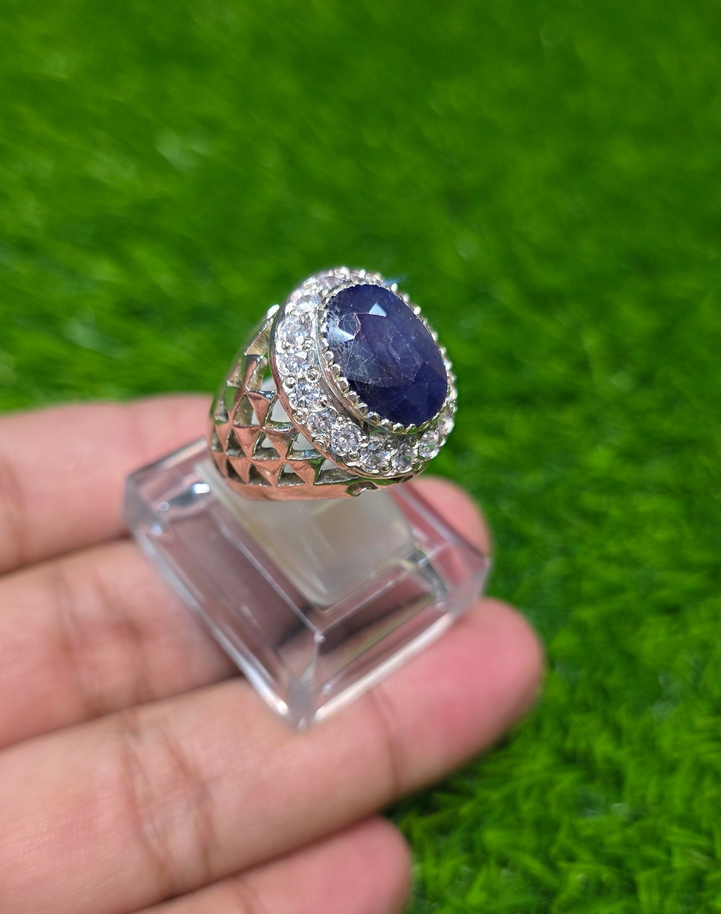Premium Quality Neelam Ring