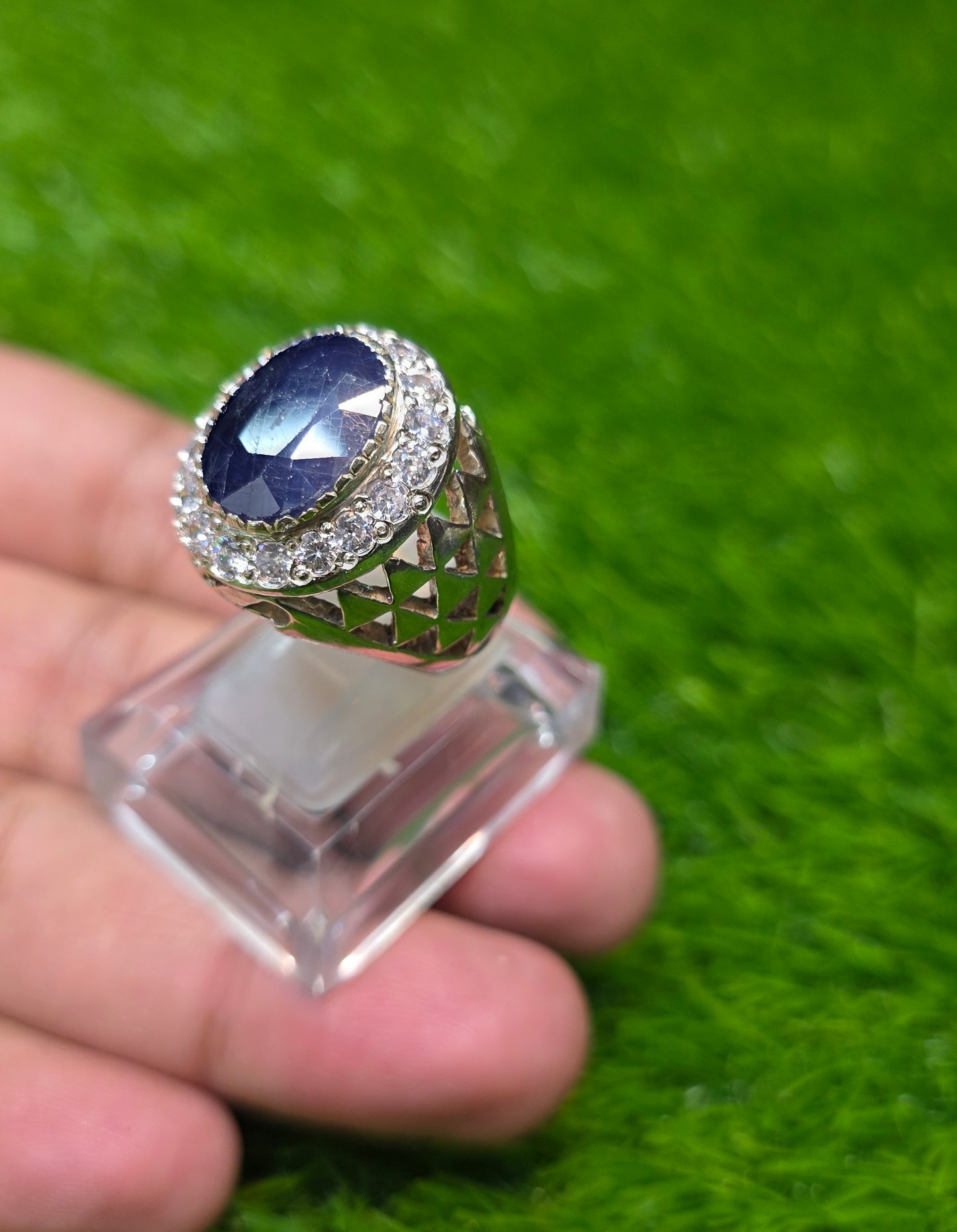 Premium Quality Neelam Ring