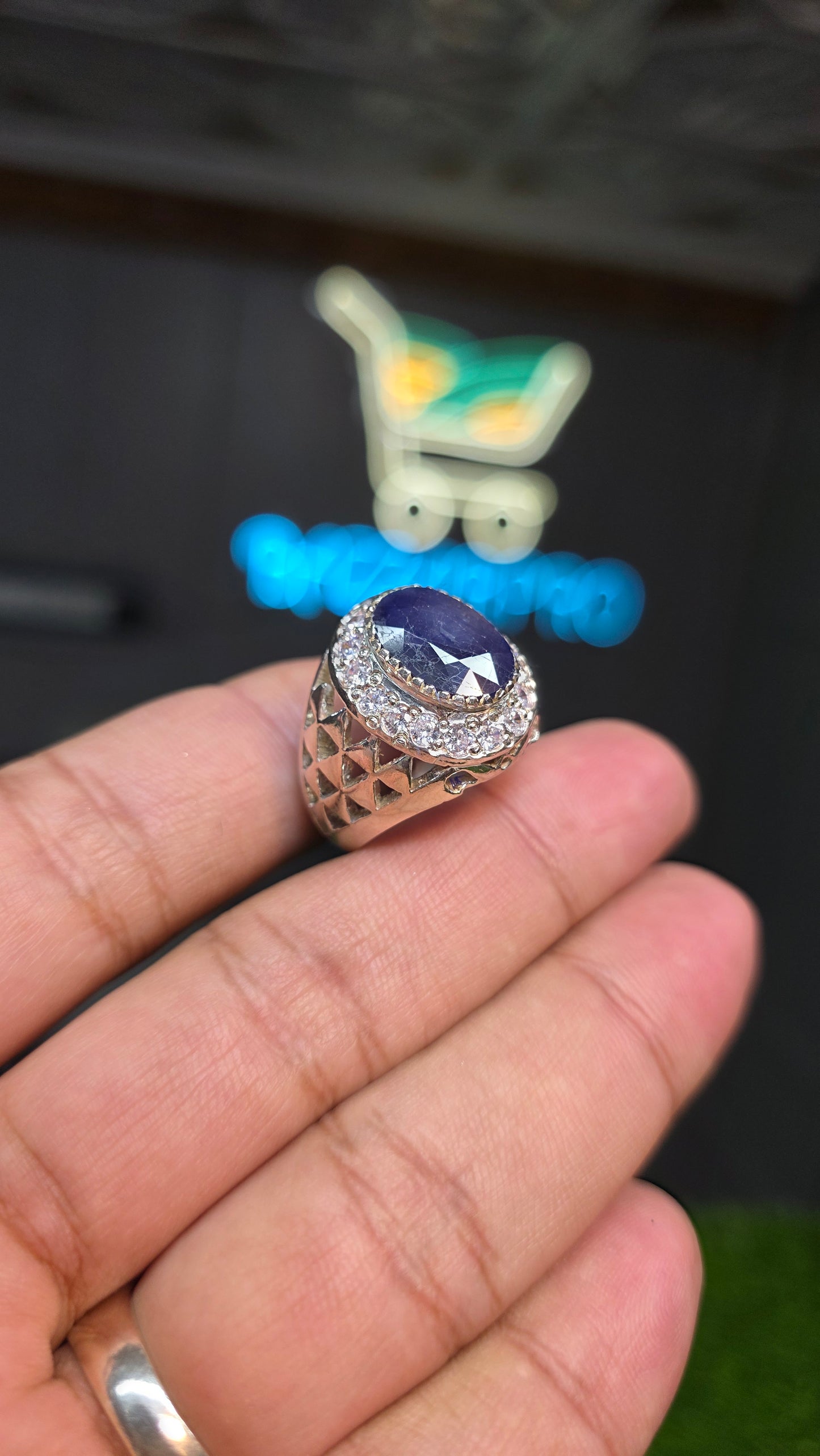 Premium Quality Neelam Ring
