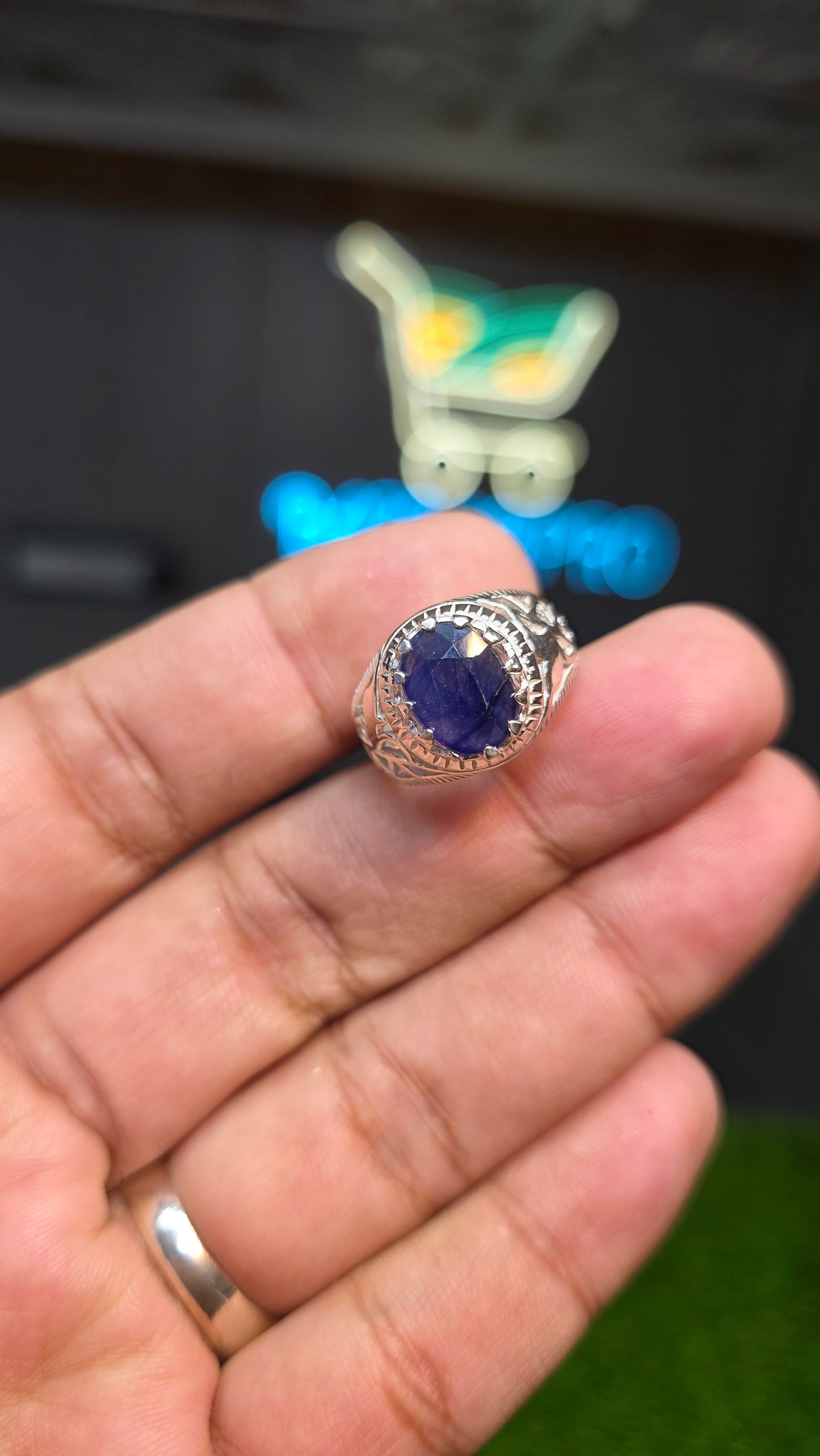 Premium Quality Neelam Ring