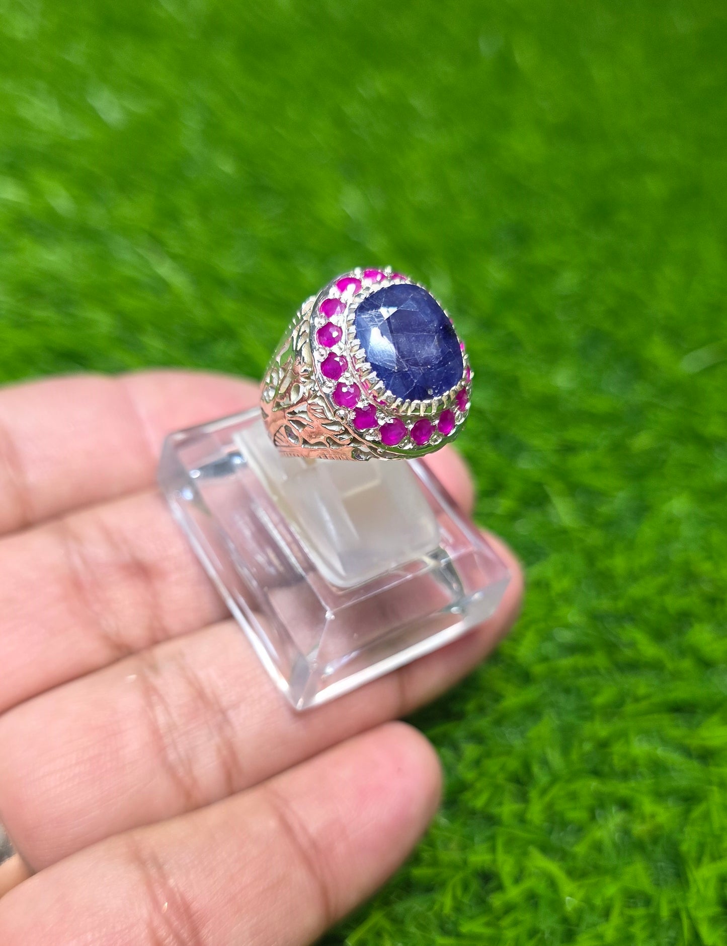 Premium Quality Neelam Ring