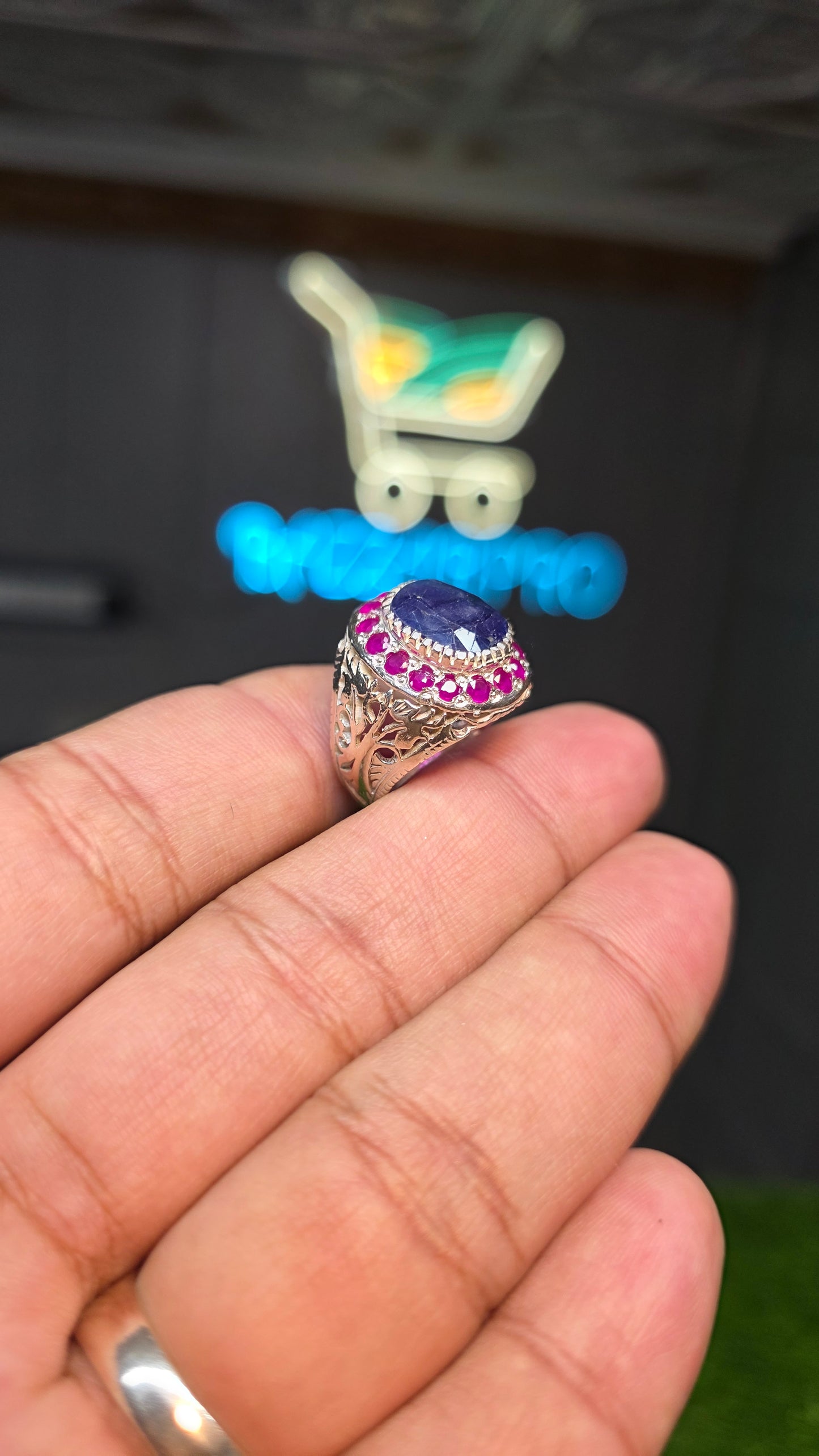 Premium Quality Neelam Ring