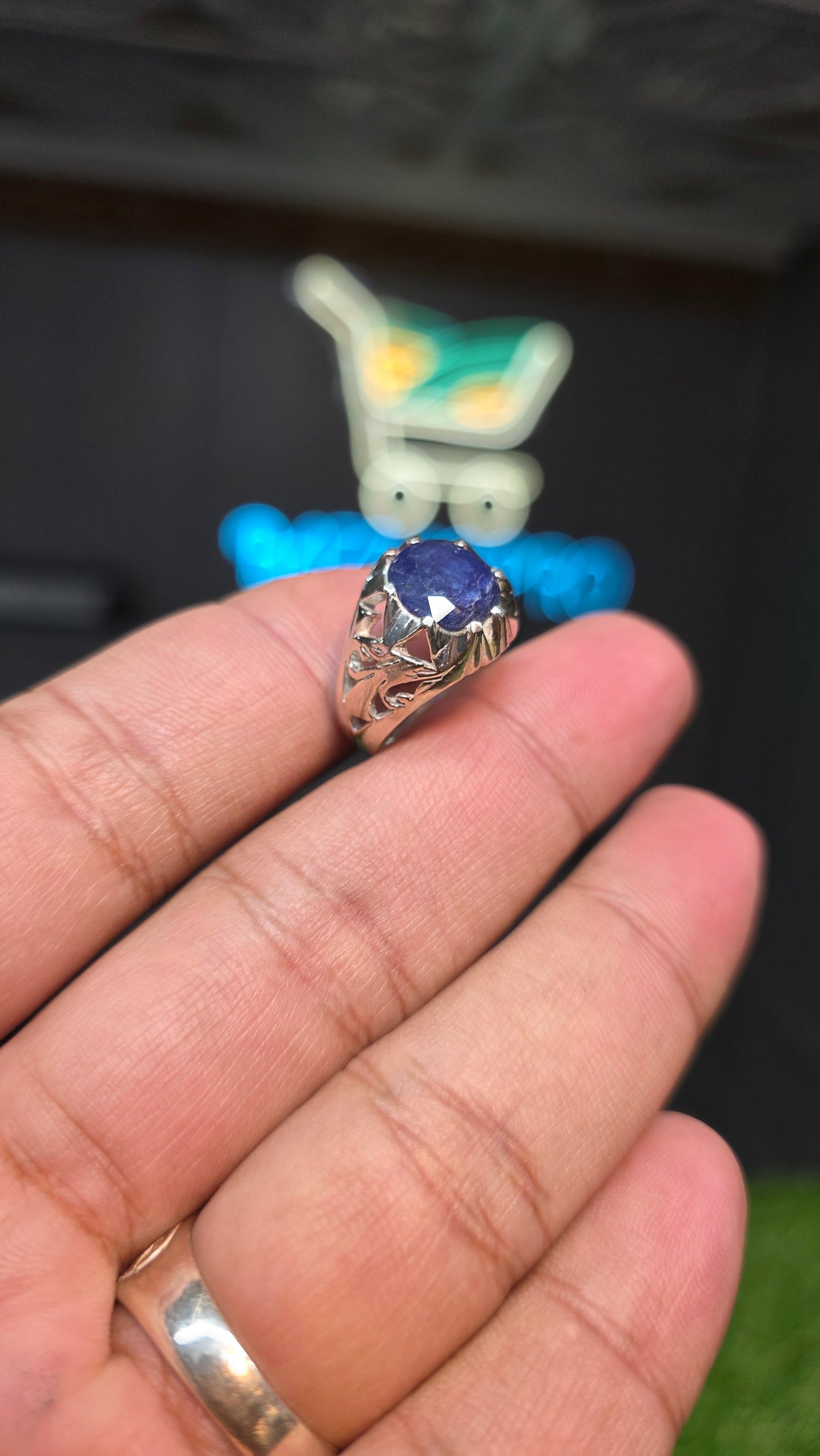 Premium Quality Neelam Ring