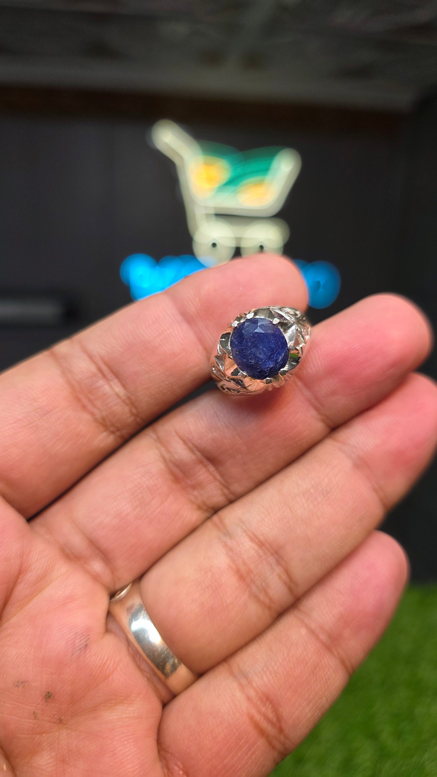 Premium Quality Neelam Ring