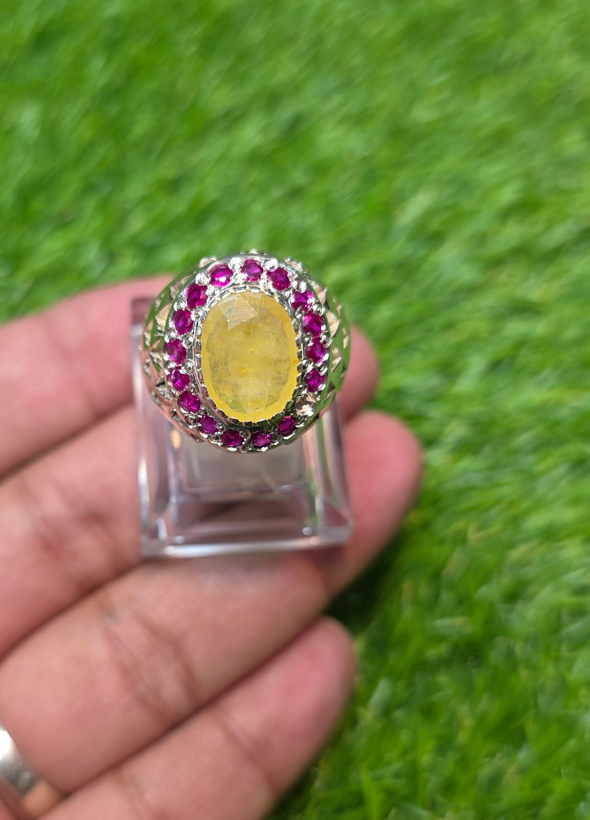 Premium Quality Pukhraj Ring