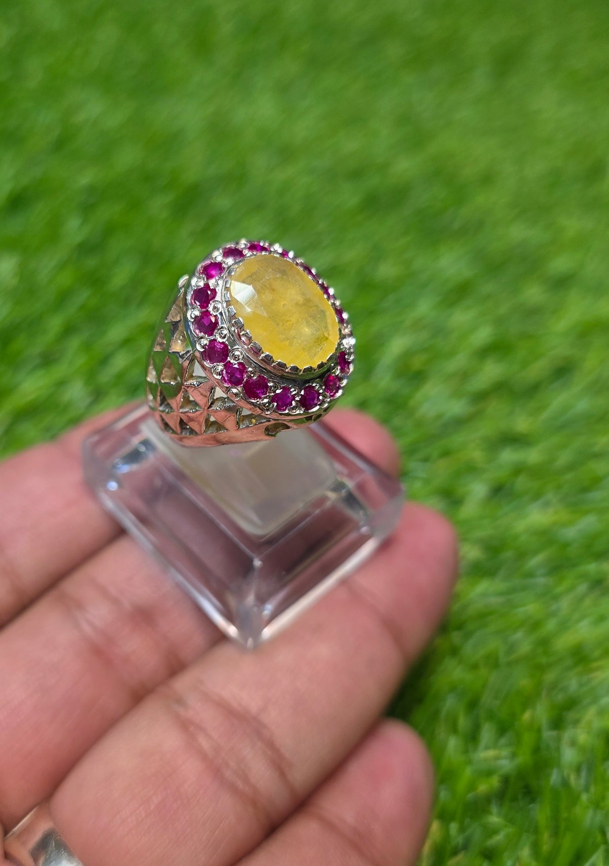 Premium Quality Pukhraj Ring