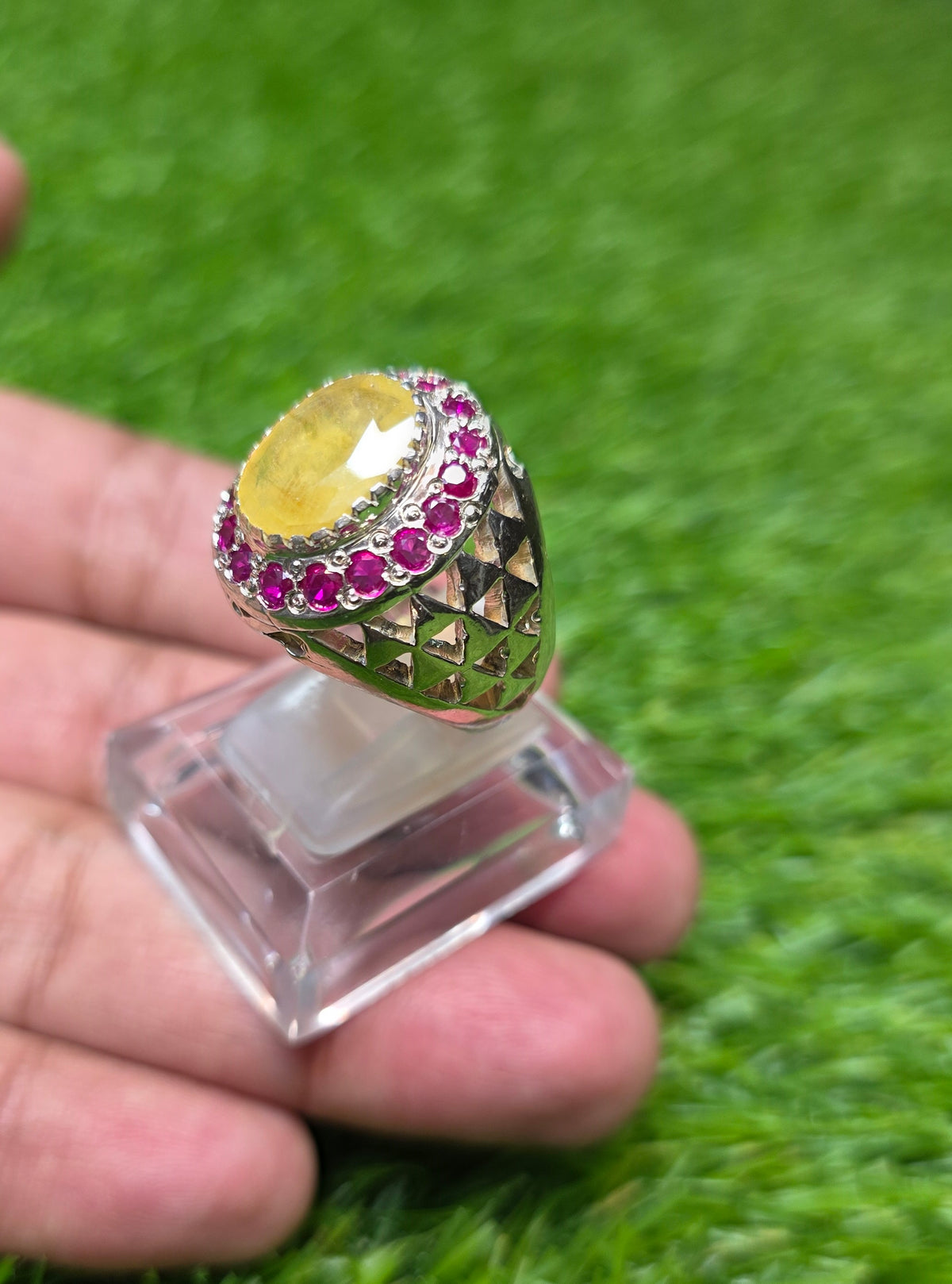 Premium Quality Pukhraj Ring