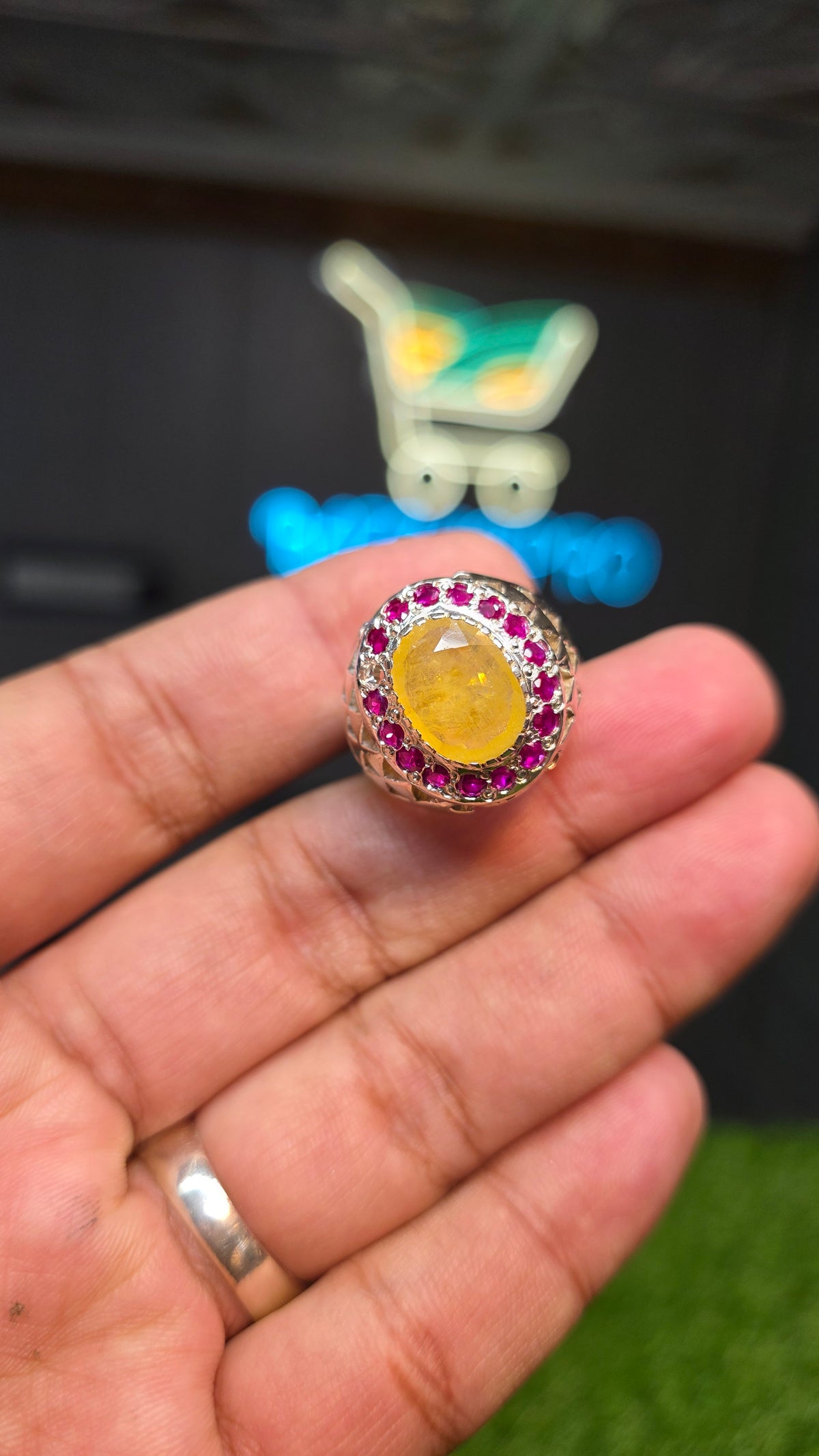 Premium Quality Pukhraj Ring