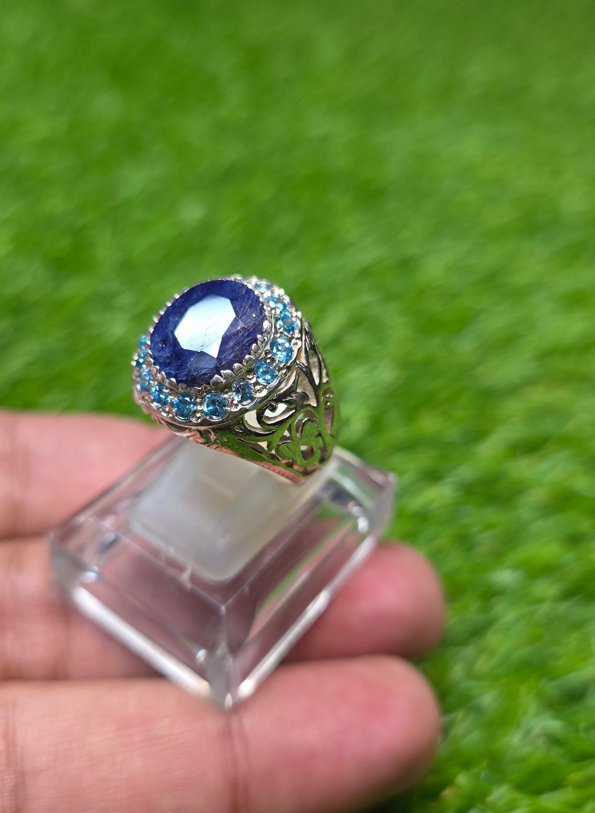 Premium Quality Neelam Ring