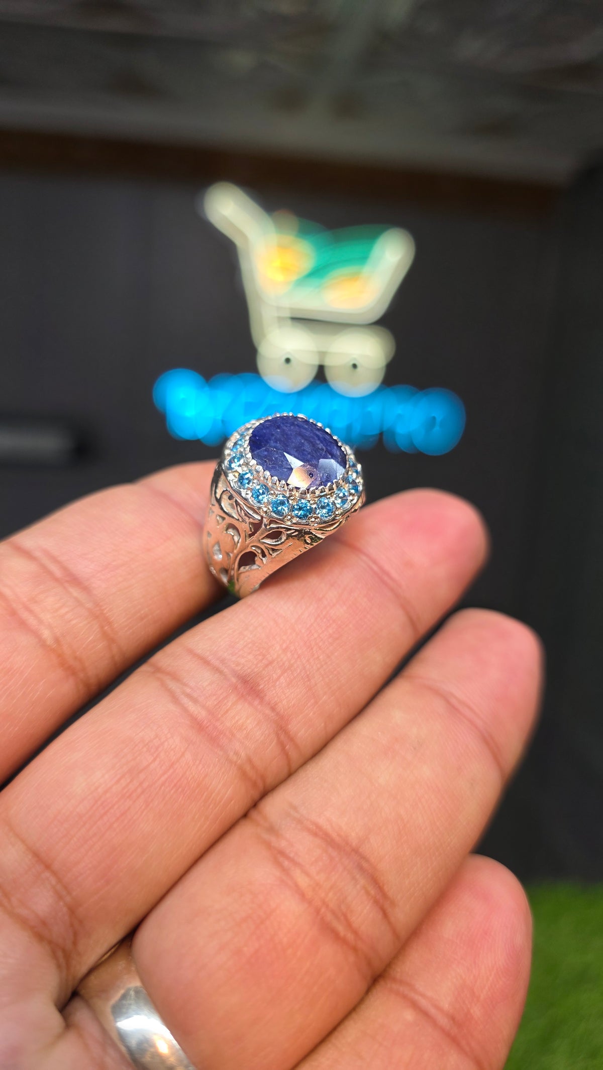 Premium Quality Neelam Ring