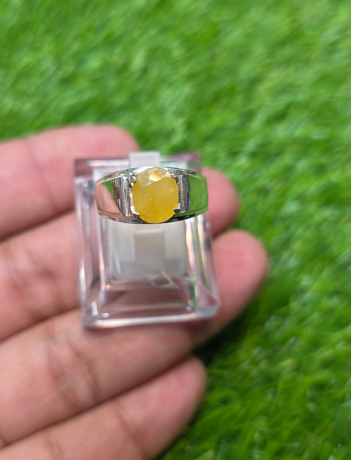 Premium Quality Pukhraj Ring