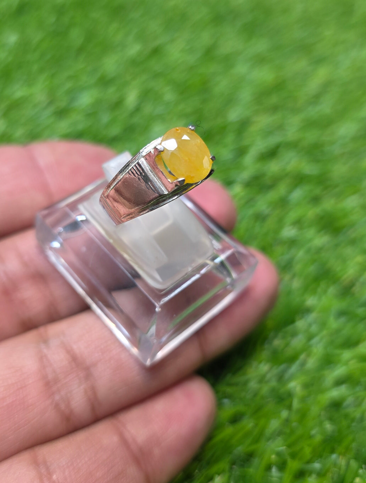 Premium Quality Pukhraj Ring
