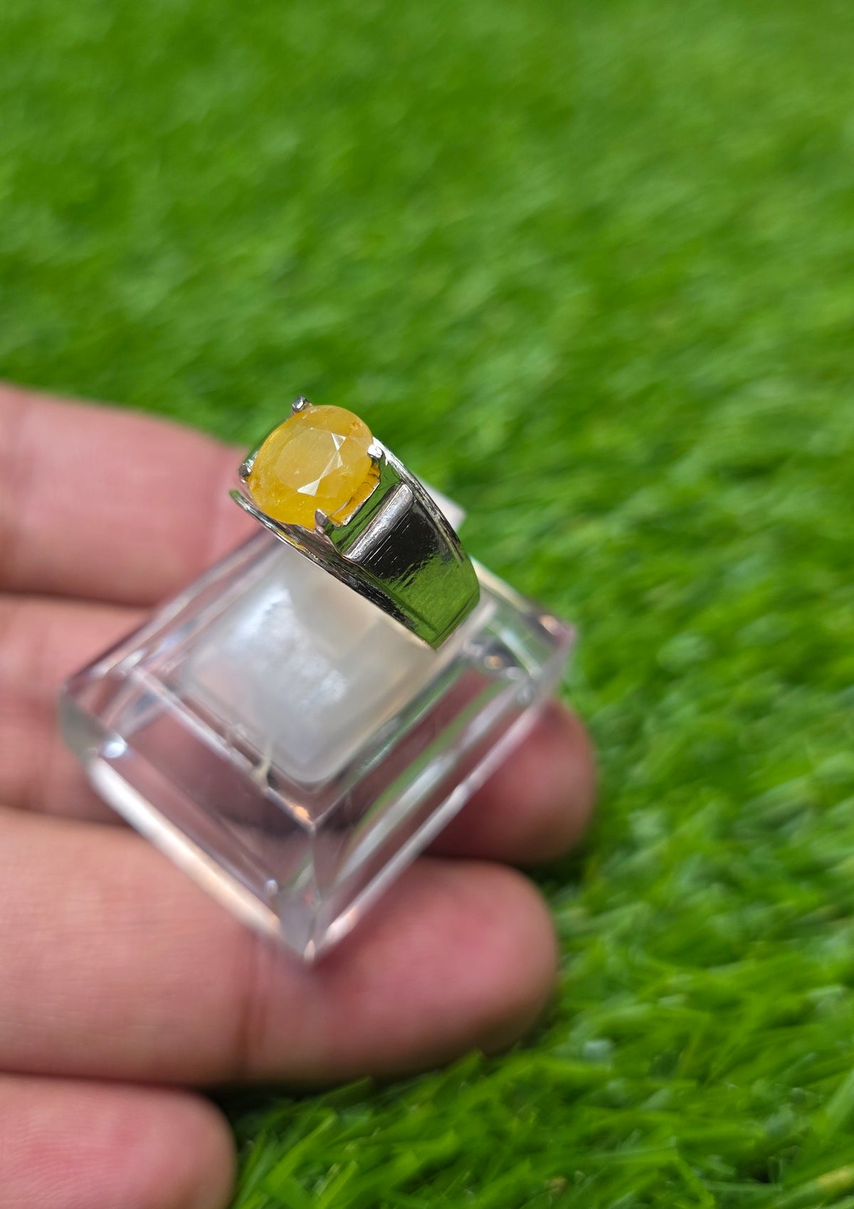 Premium Quality Pukhraj Ring
