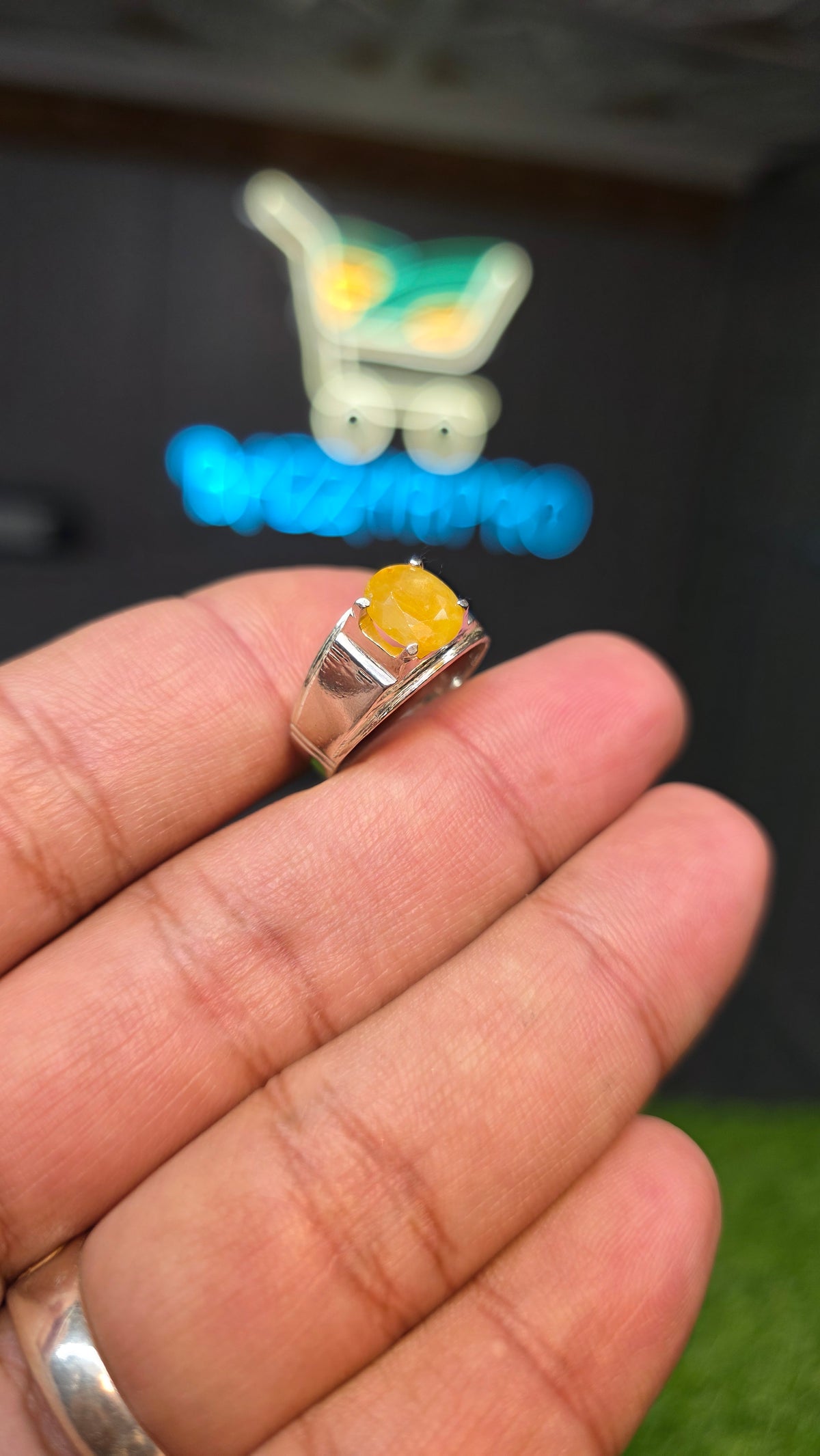 Premium Quality Pukhraj Ring